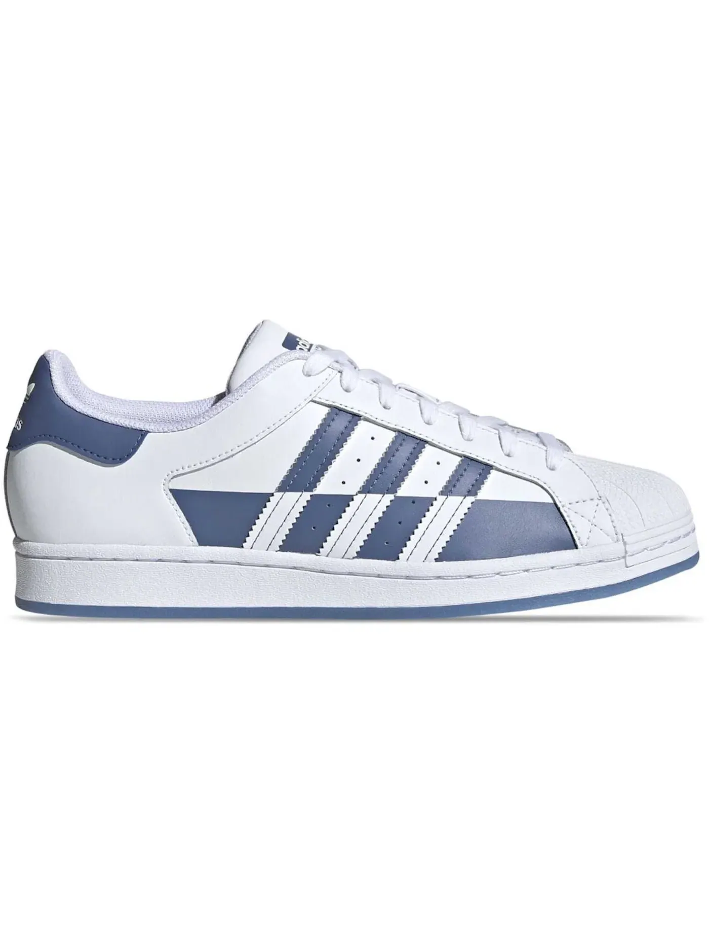 Мужские кроссовки Lifestyle Adidas Superstar — изображение 1 из 1, белый/синий/белый