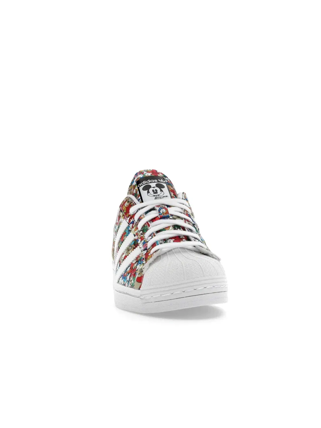 Детские кроссовки для мальчиков с принтом Adidas Superstar Adidas — изображение 2 из 4, черный белый белый