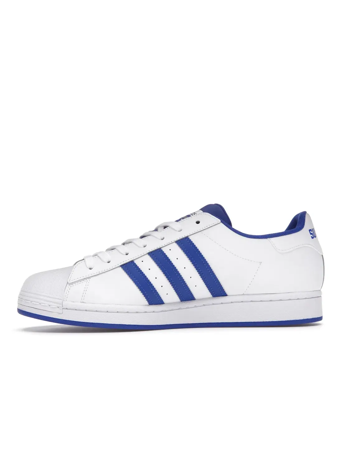 Мужские кроссовки с классическим дизайном Adidas Superstar Adidas — изображение 3 из 4, белый/синий/прозрачный