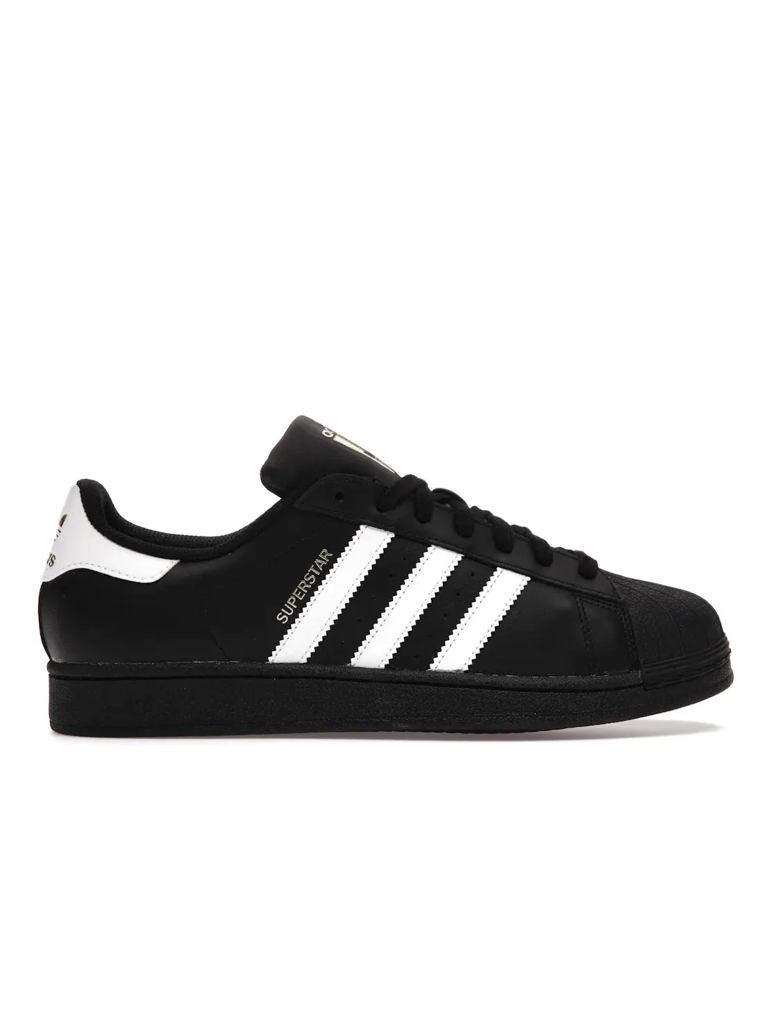 Мужские кроссовки Lifestyle с ракушечным носком Adidas Superstar Foundation — изображение 1 из 4, черный/белый/черный
