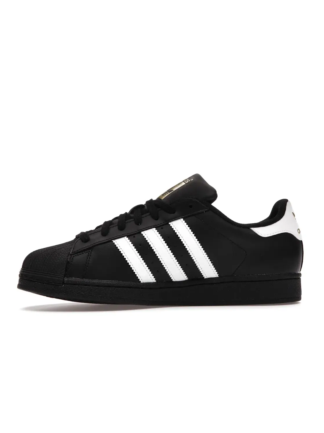 Мужские кроссовки Lifestyle с ракушечным носком Adidas Superstar Foundation — изображение 3 из 4, черный/белый/черный