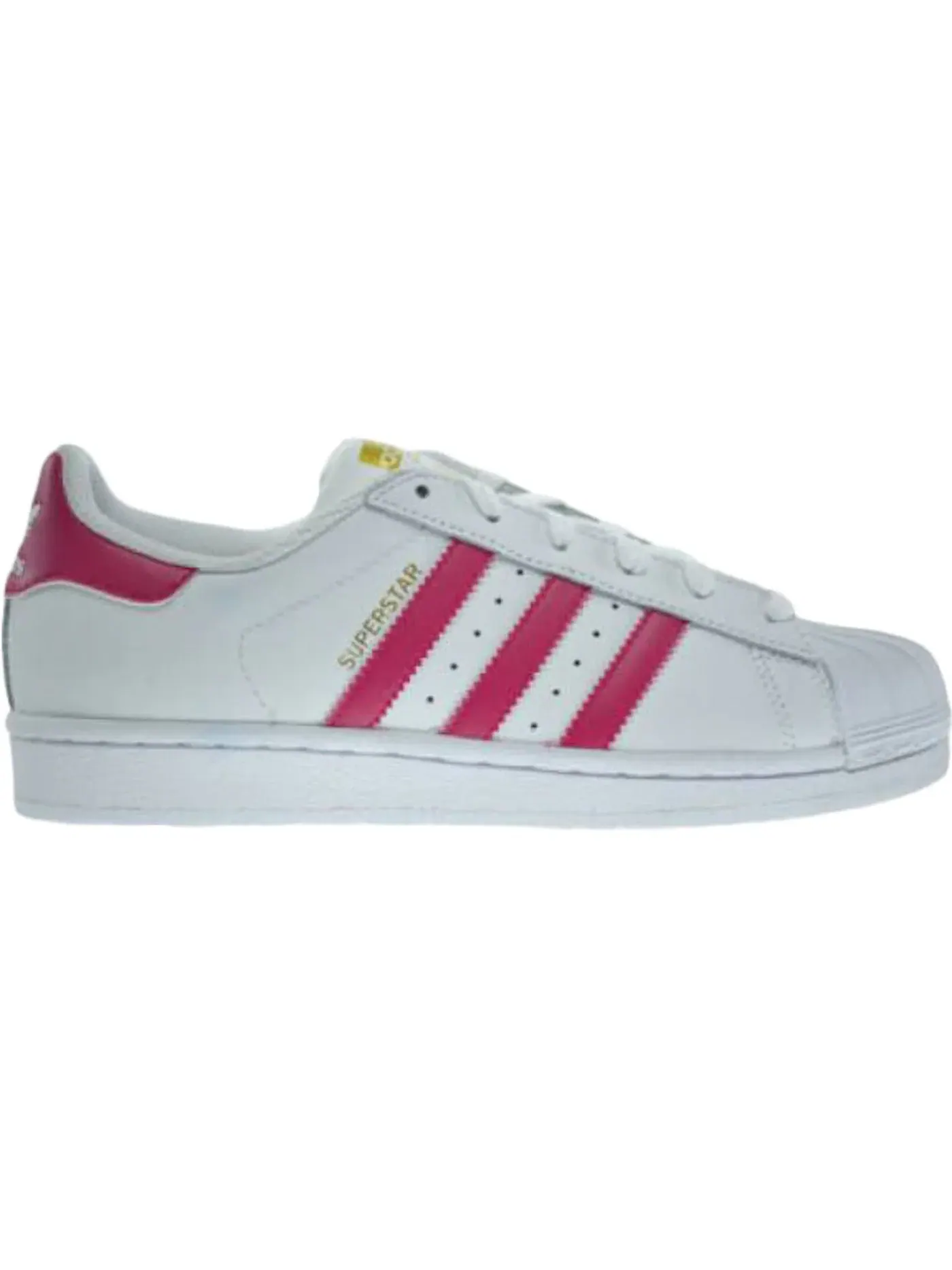 Детские кроссовки lifestyle Adidas Superstar — изображение 1 из 1, белый/розовый