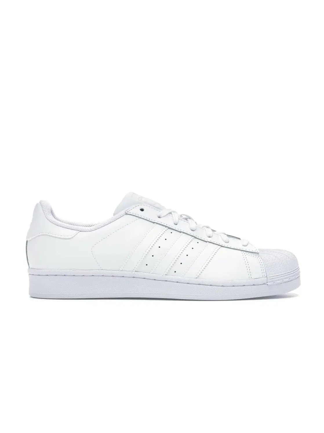 Мужские кроссовки Lifestyle с ракушечным носком Adidas Superstar Foundation — изображение 1 из 4, белый/белый