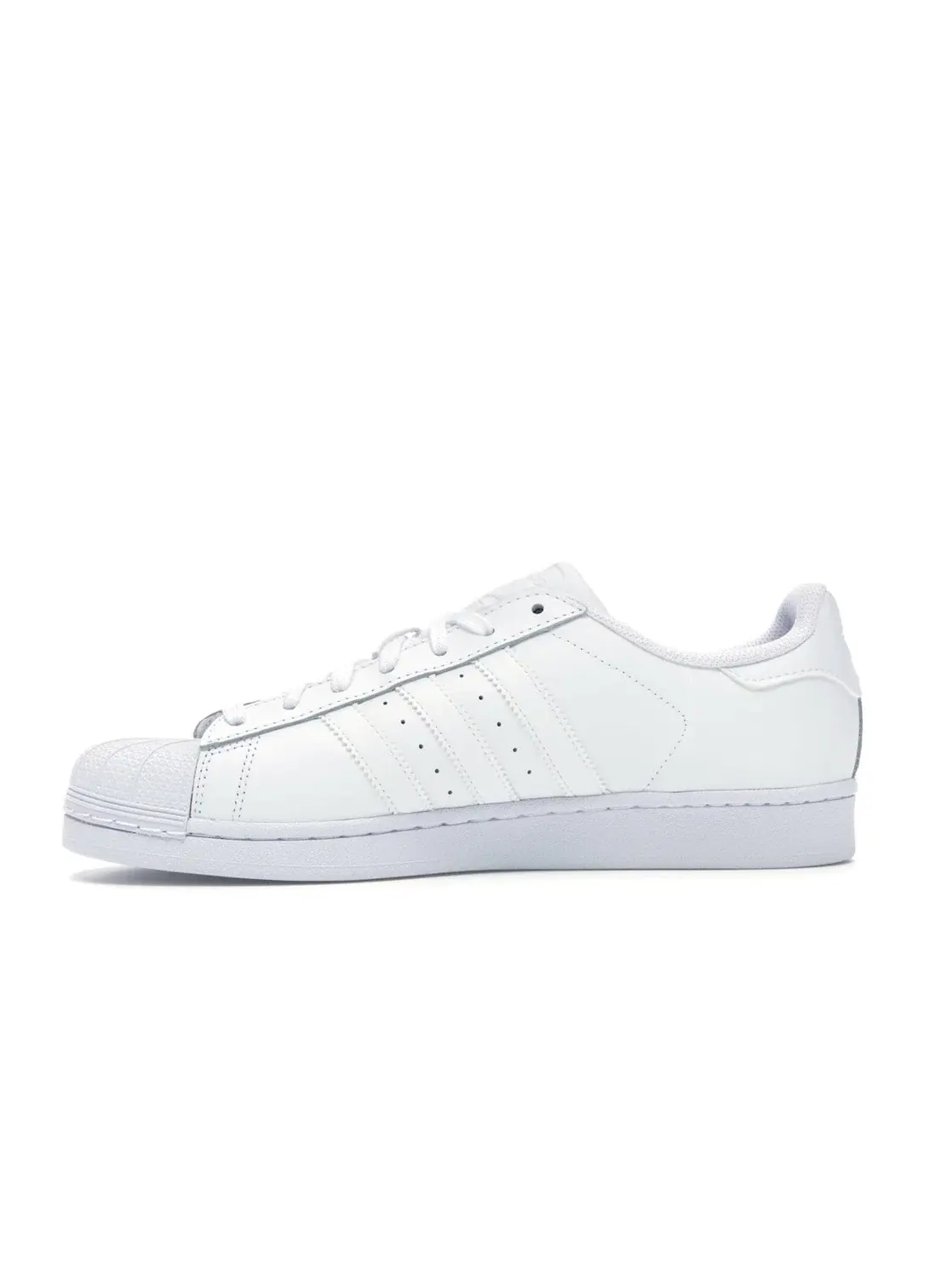 Мужские кроссовки Lifestyle с ракушечным носком Adidas Superstar Foundation — изображение 3 из 4, белый/белый