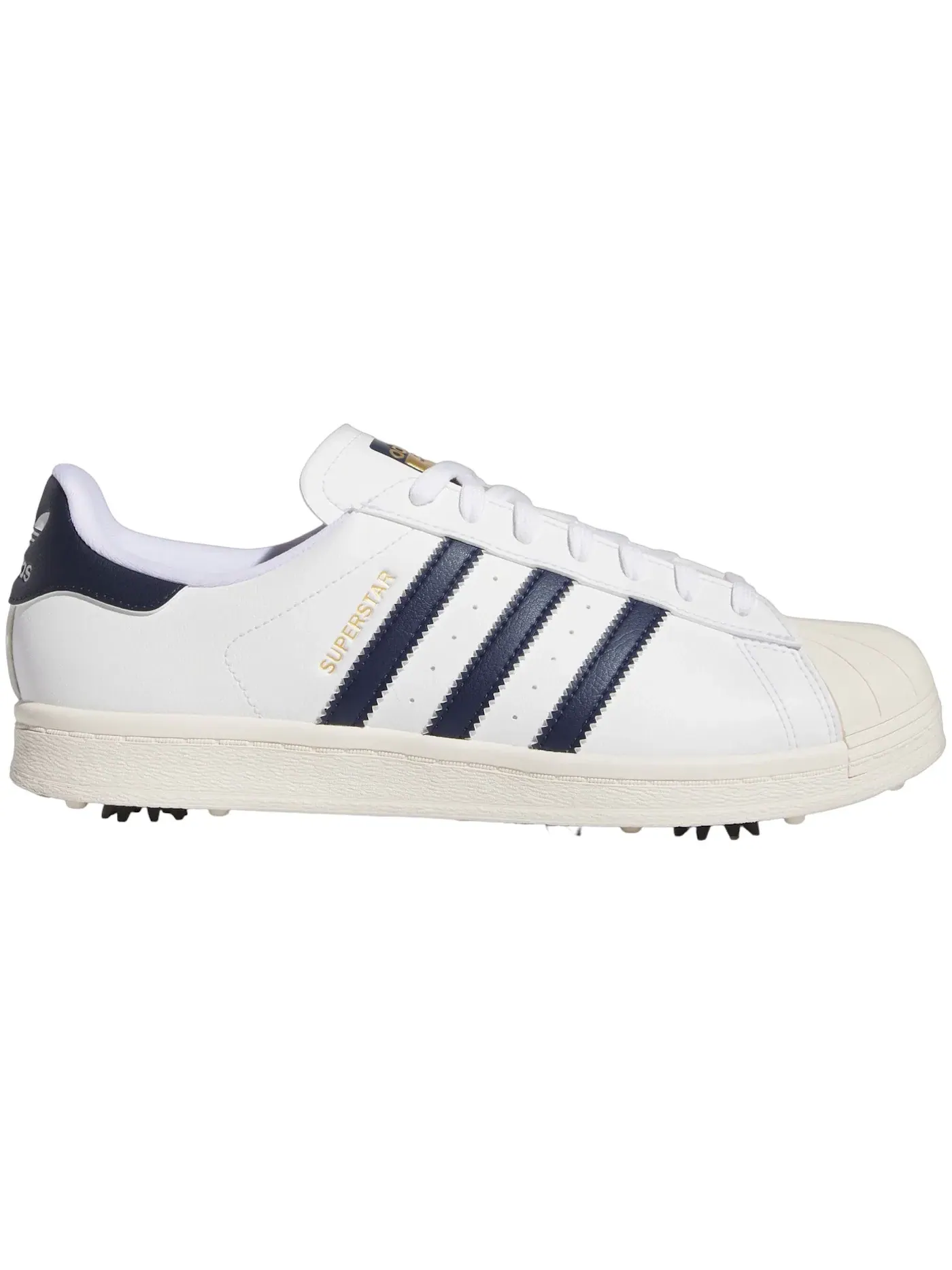 Мужские кроссовки Lifestyle Adidas Superstar Golf — изображение 1 из 1, белый/темно-синий/белый