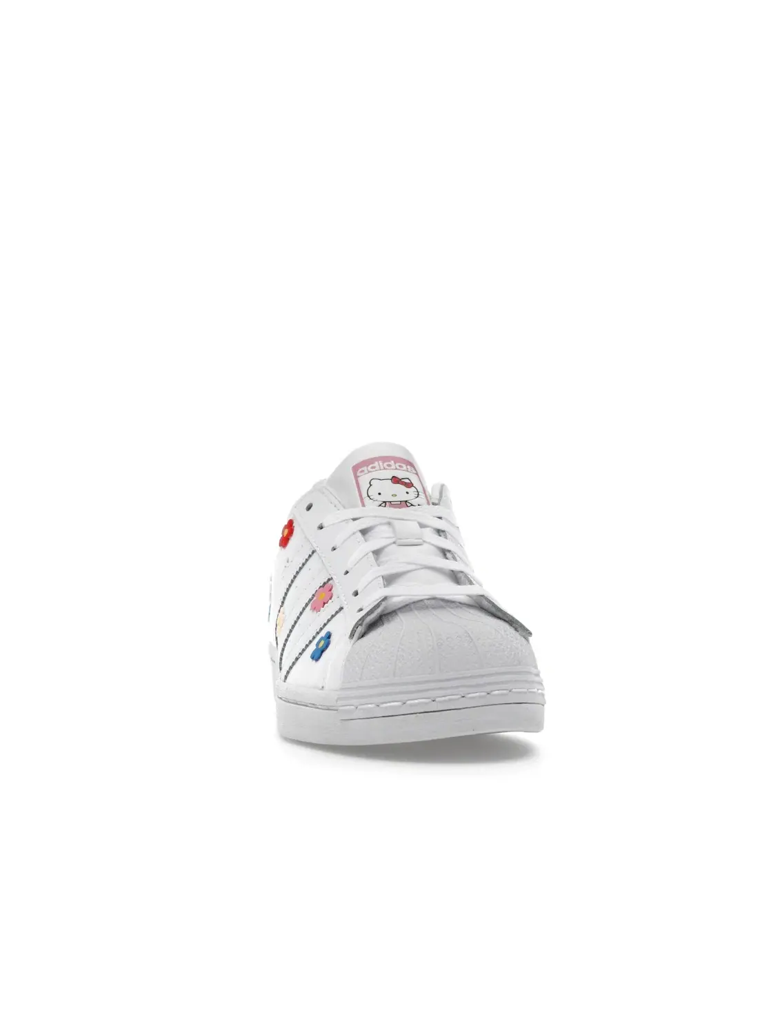 Детские кроссовки с принтом Adidas Superstar Adidas — изображение 2 из 4, белый/белый/черный