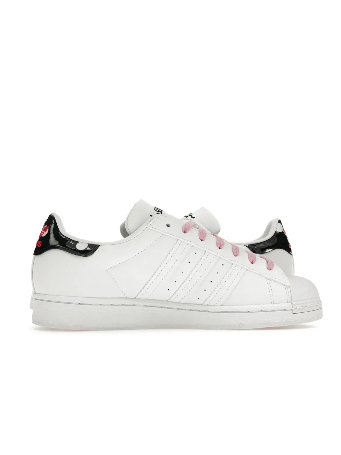 Женские кроссовки с принтом Adidas Superstar Hello Kitty Adidas — изображение 3 из 4, белый/белый/розовый