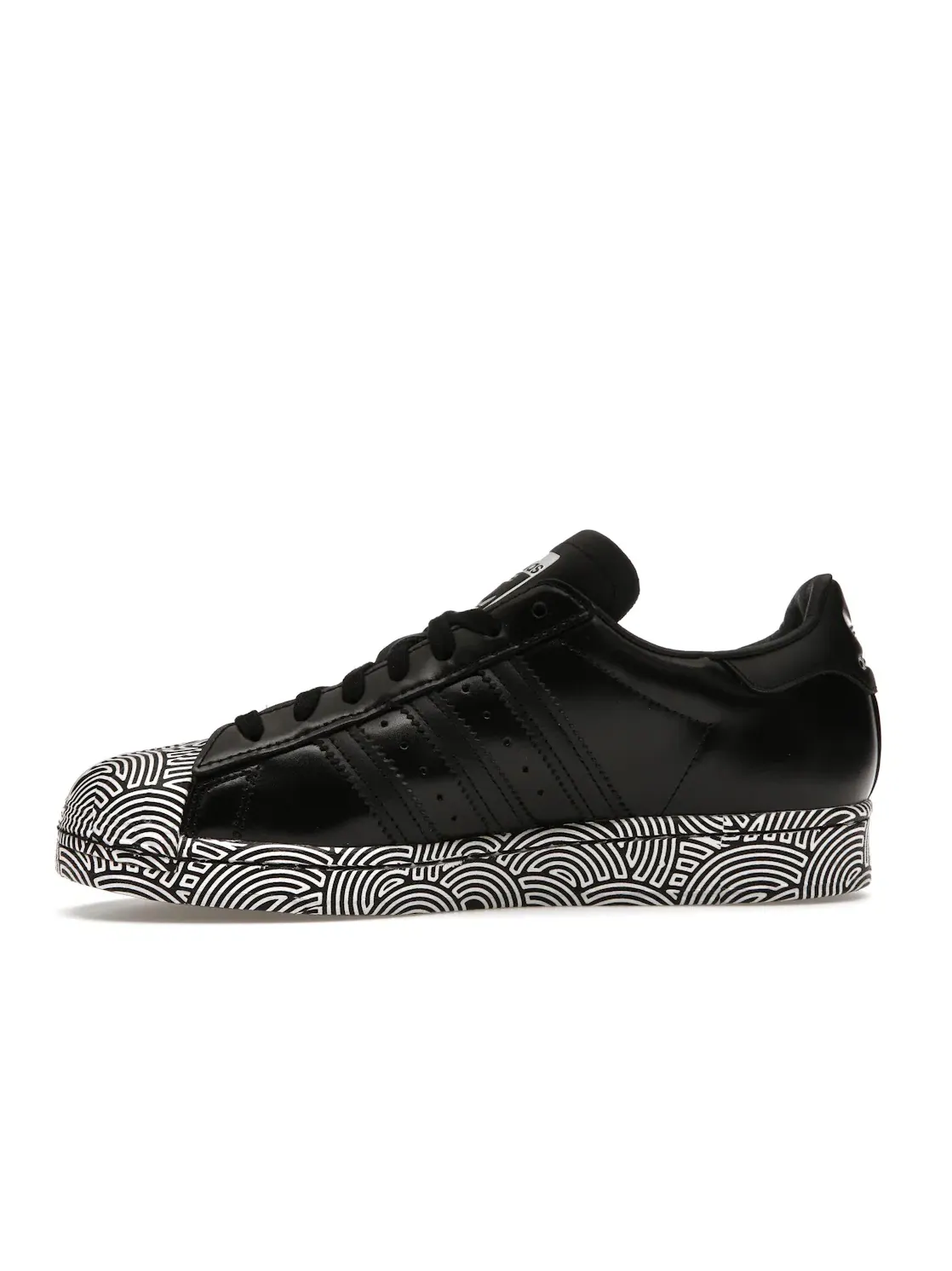 Мужские кроссовки Lifestyle Adidas Superstar Adidas — изображение 3 из 4, черный/белый/розовый