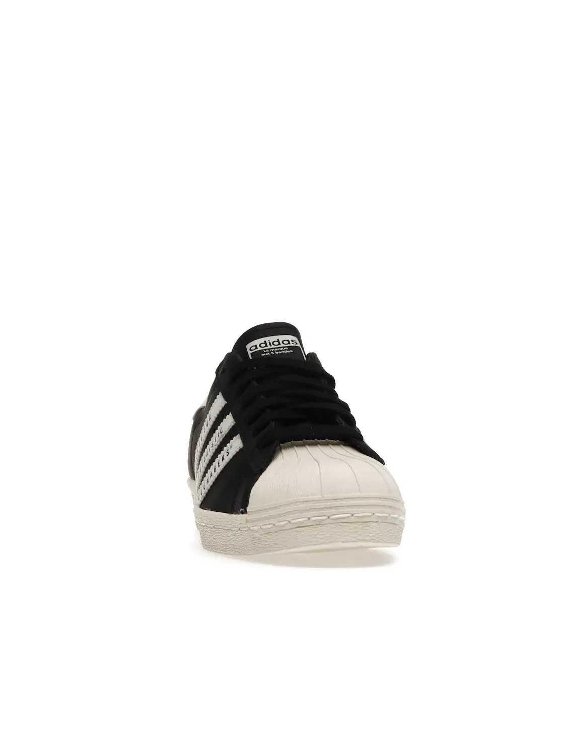 Мужские кроссовки с кожаным верхом Adidas Superstar — изображение 2 из 4, черный/белый/белый