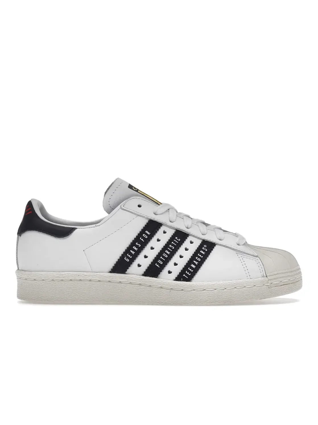 Мужские кроссовки с перфорацией Adidas Superstar — изображение 1 из 4, белый/черный/белый