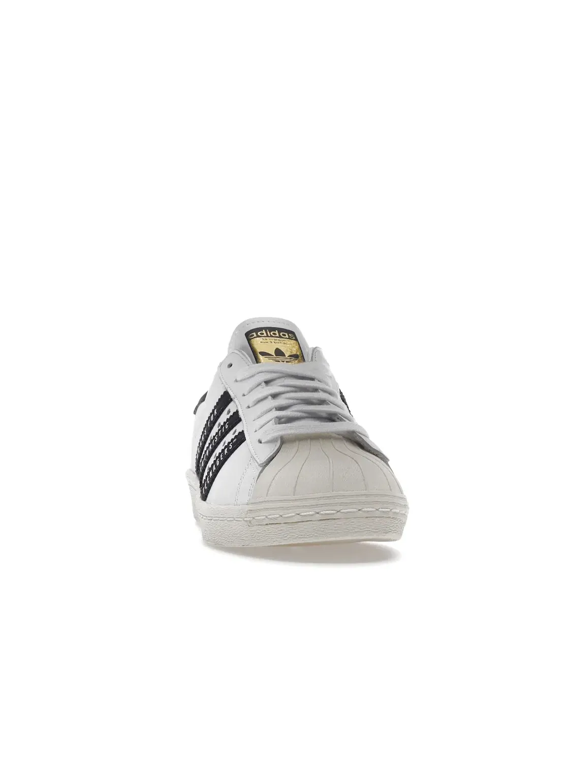 Мужские кроссовки с перфорацией Adidas Superstar — изображение 2 из 4, белый/черный/белый