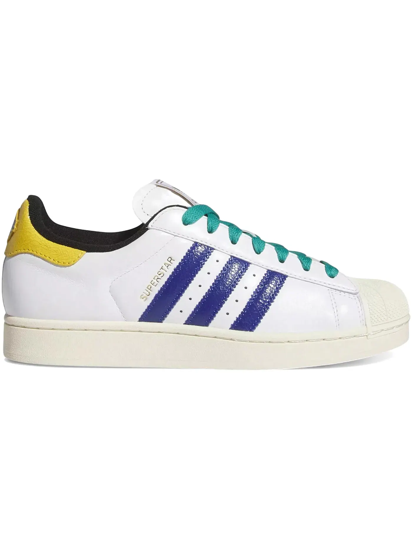 Мужские кроссовки Lifestyle Adidas Superstar II — изображение 1 из 1, белый синий зеленый