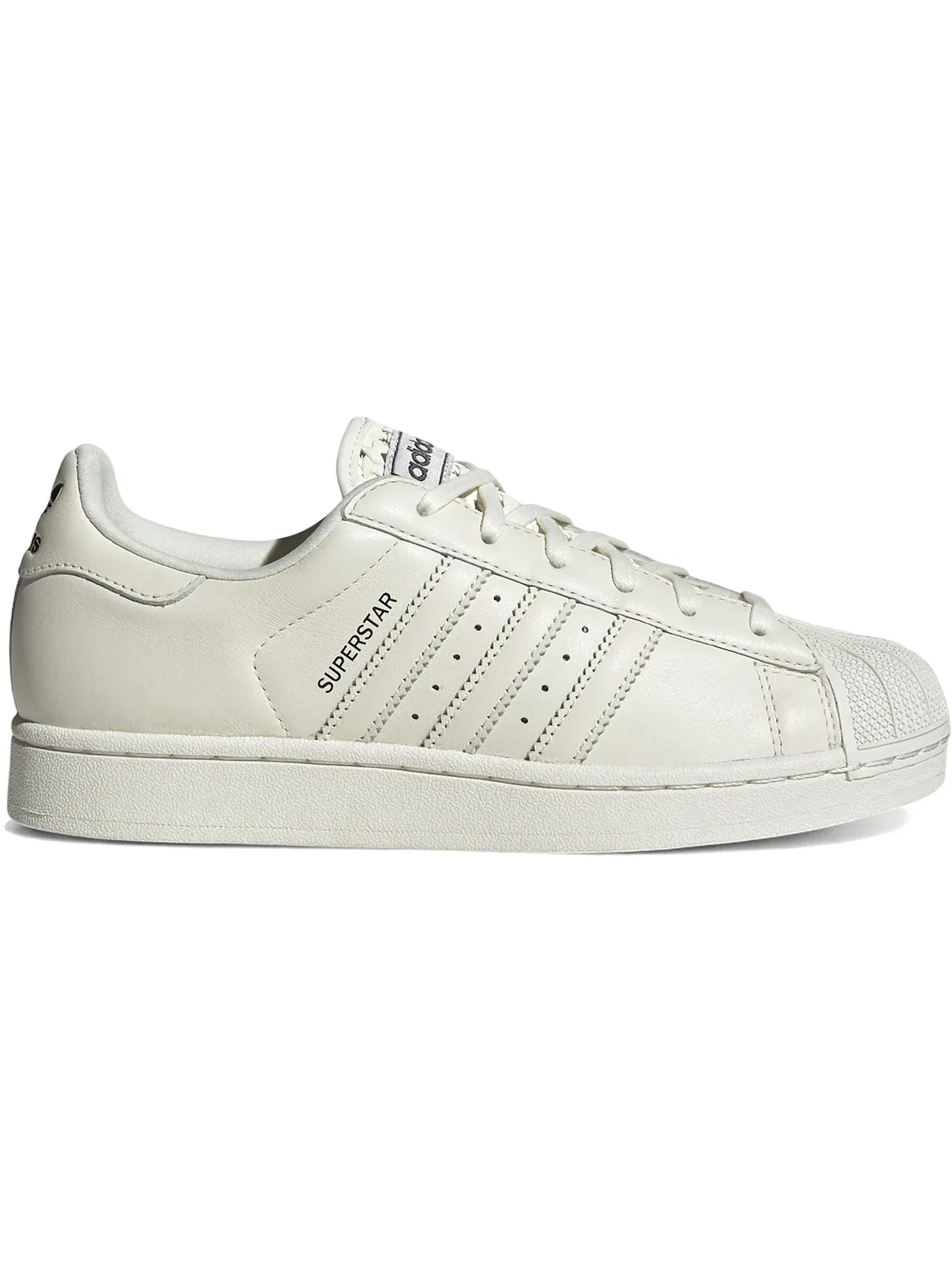 Женские кроссовки lifestyle с плетеным верхом Adidas Superstar II — изображение 1 из 1, белый/белый