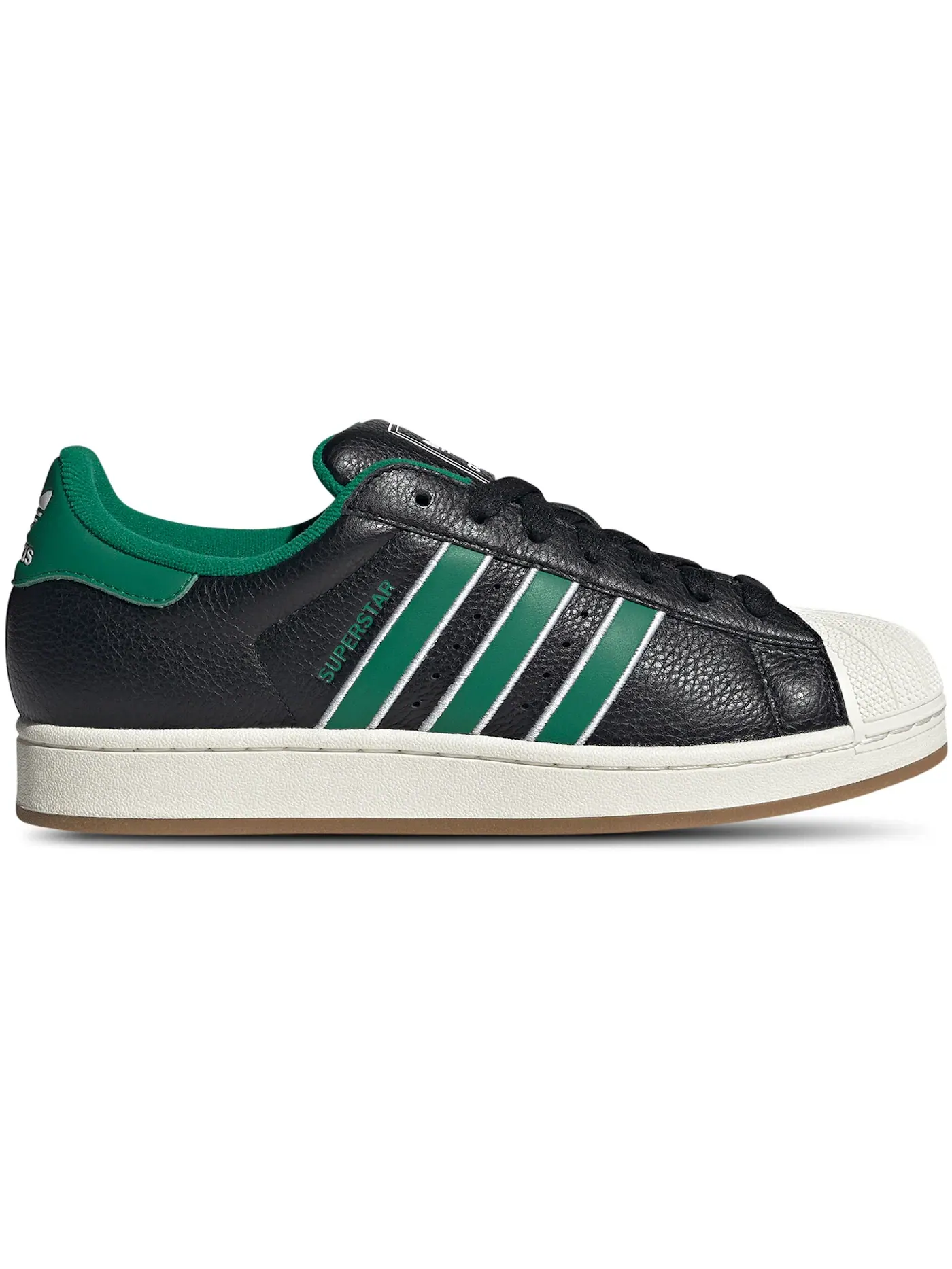 Мужские кроссовки lifestyle Adidas Superstar II — изображение 1 из 1, черный зеленый белый