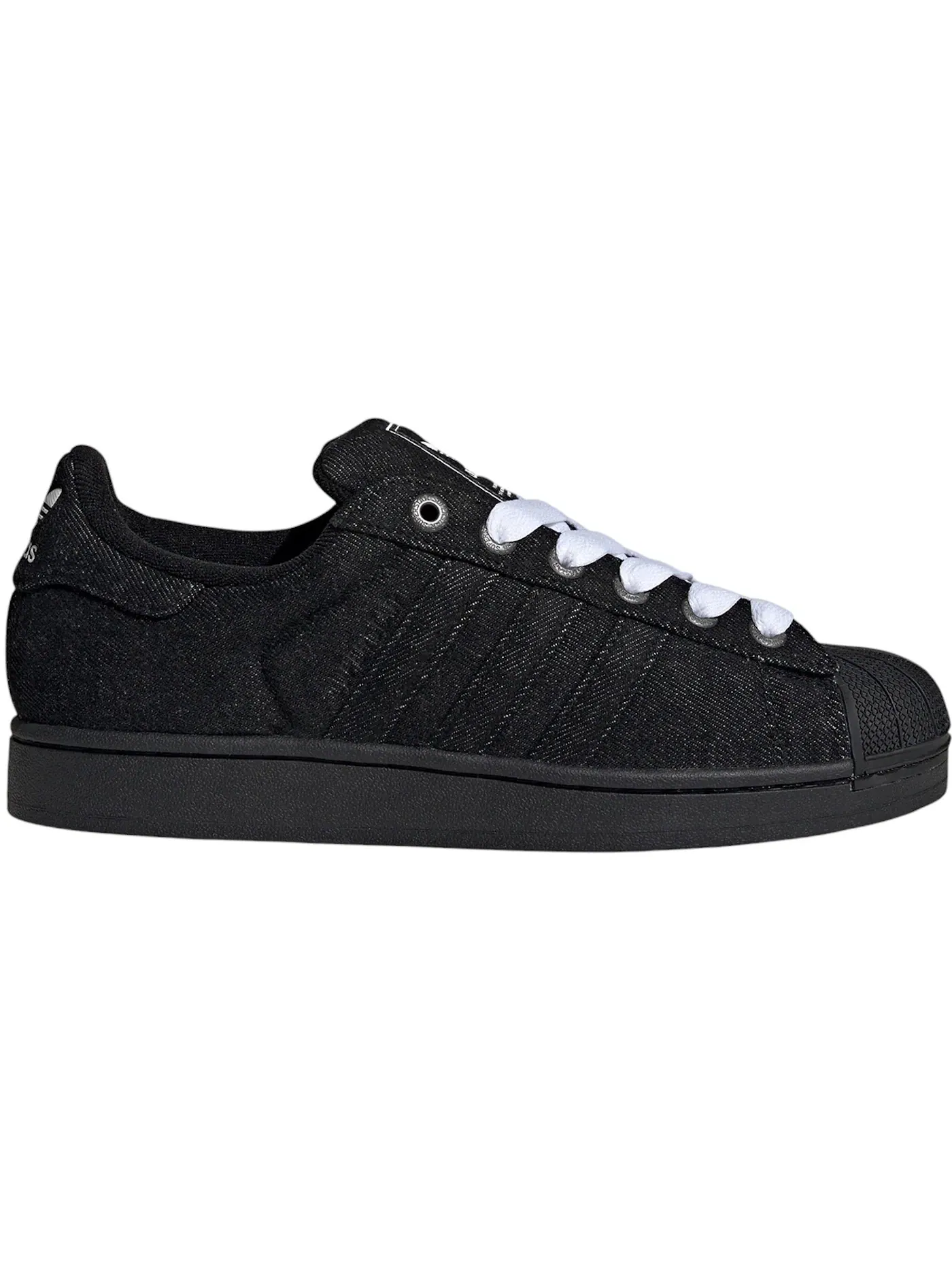 Мужские кроссовки Lifestyle с принтом Adidas Superstar II — изображение 1 из 1, черный/черный/белый