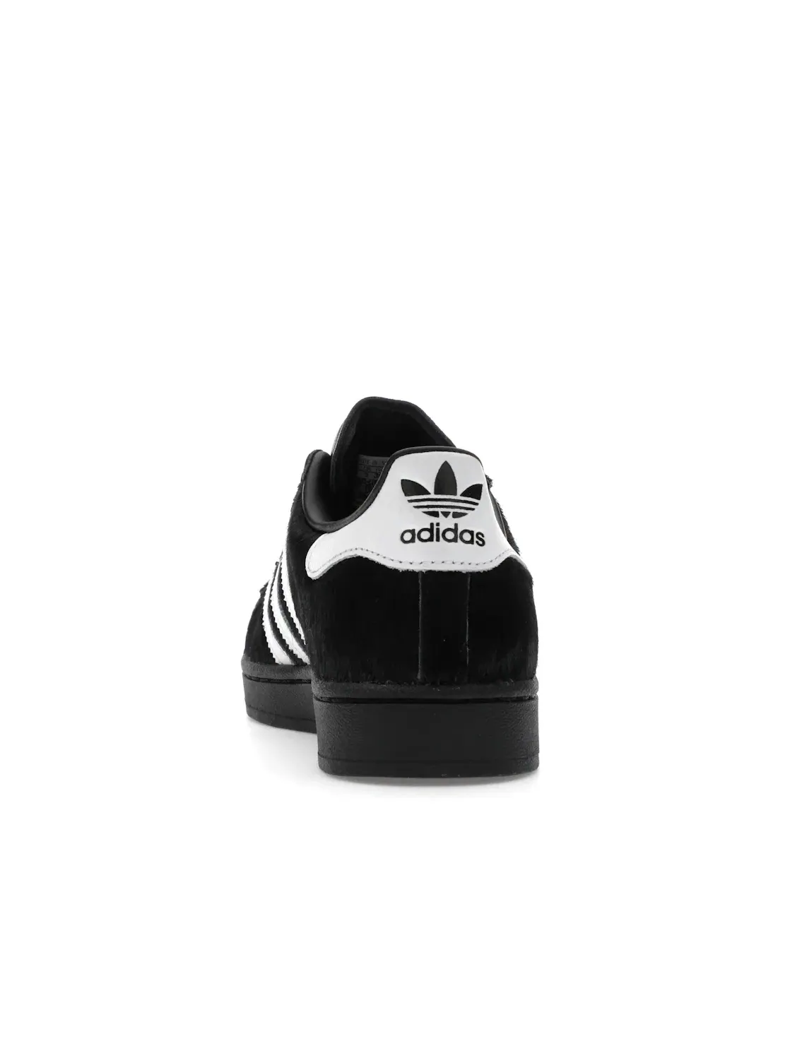 Женские кроссовки с пони-волосом Adidas Superstar II — изображение 4 из 4, черный/белый