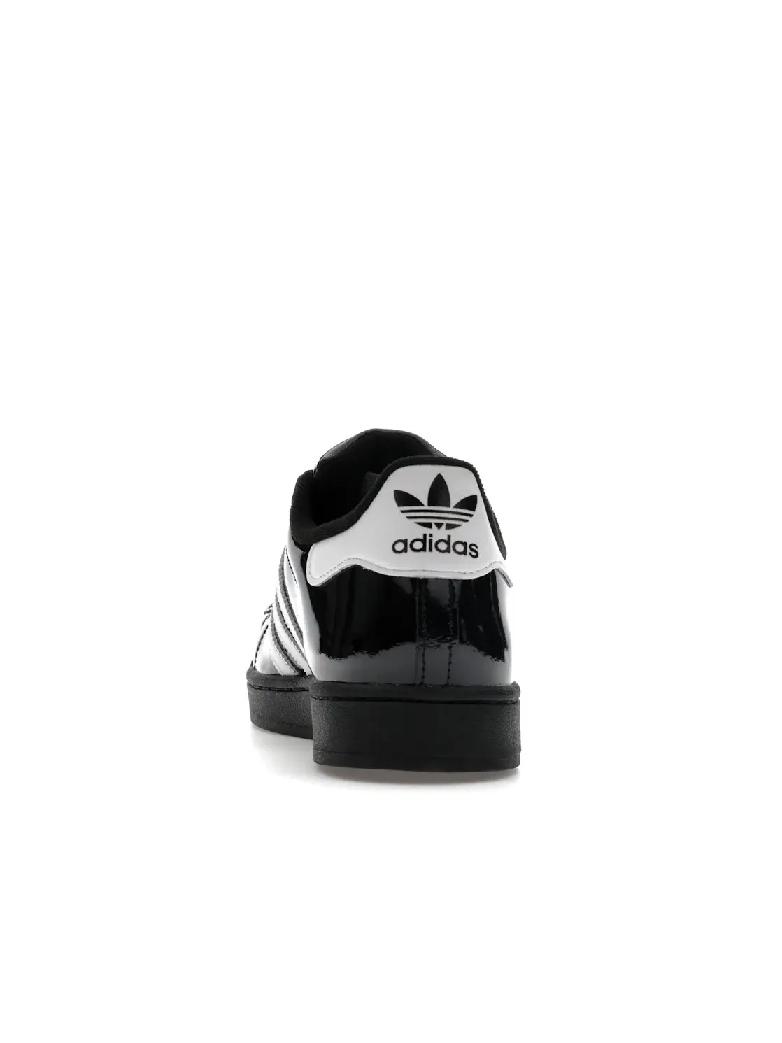 Мужские кроссовки Lifestyle с лакированной кожи Adidas Superstar II — изображение 4 из 4, черный/белый/черный