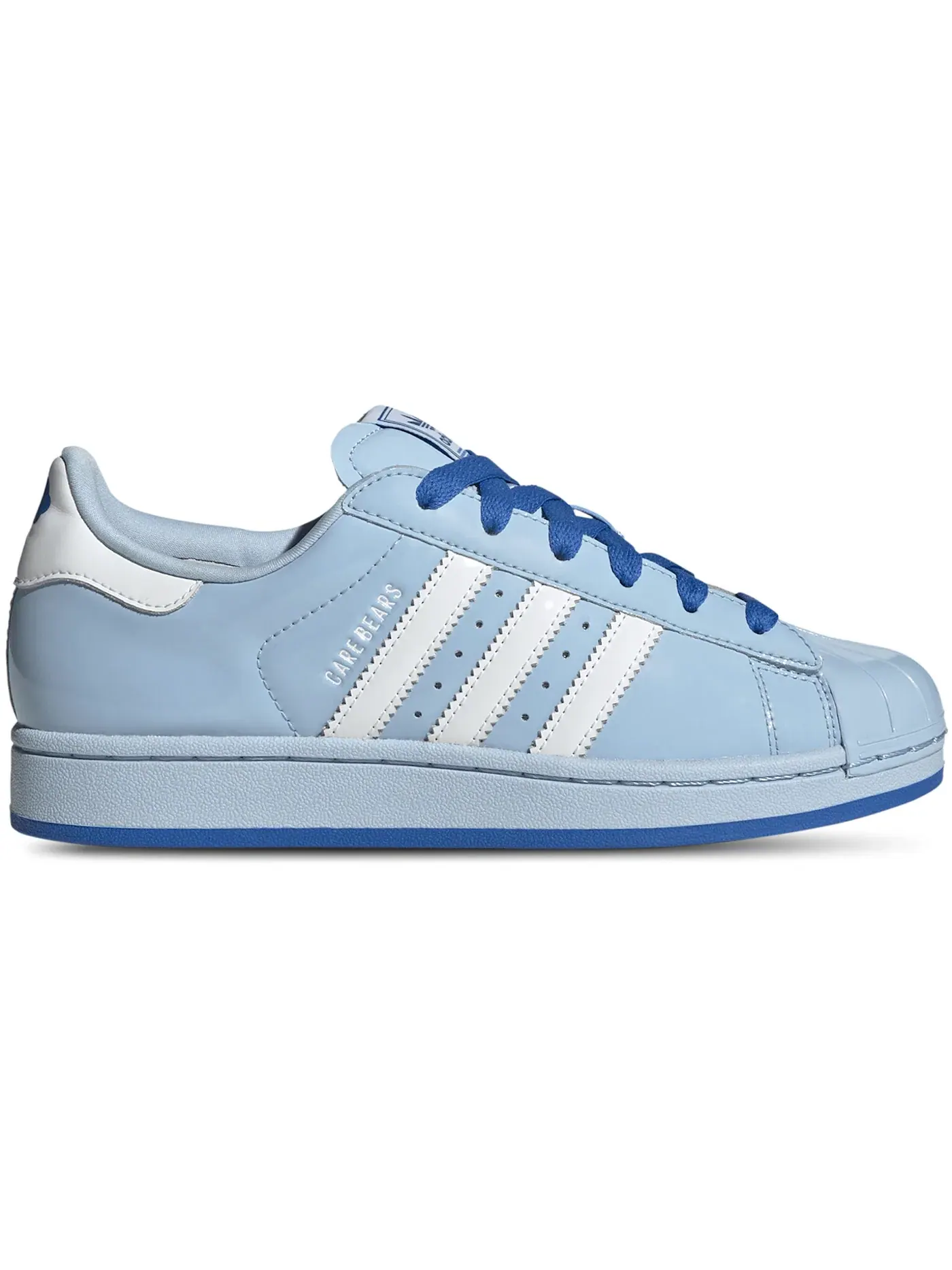 Женские кроссовки с принтом Adidas Superstar II — изображение 1 из 1, прозрачный/белый/синий