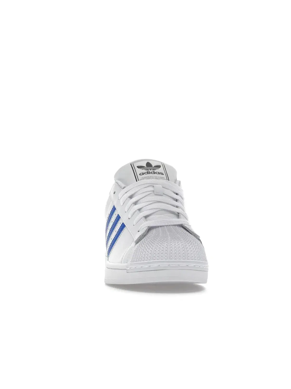 Мужские кроссовки для повседневной носки Adidas Superstar II — изображение 2 из 4, белый синий