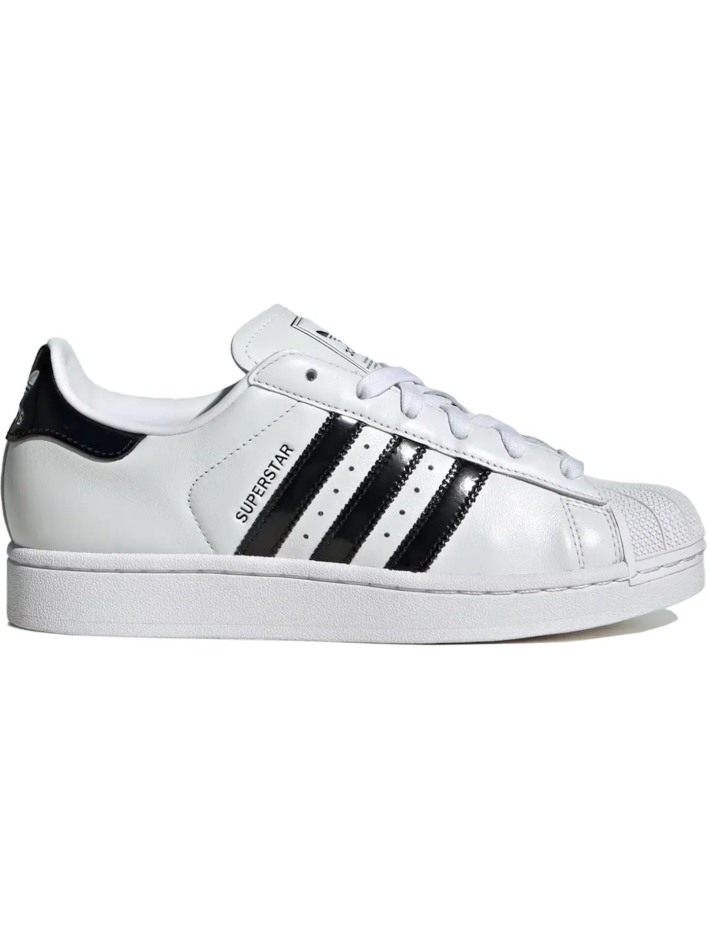 Женские кроссовки lifestyle с перфорированным носком Adidas Superstar II — изображение 1 из 1, белый черный белый