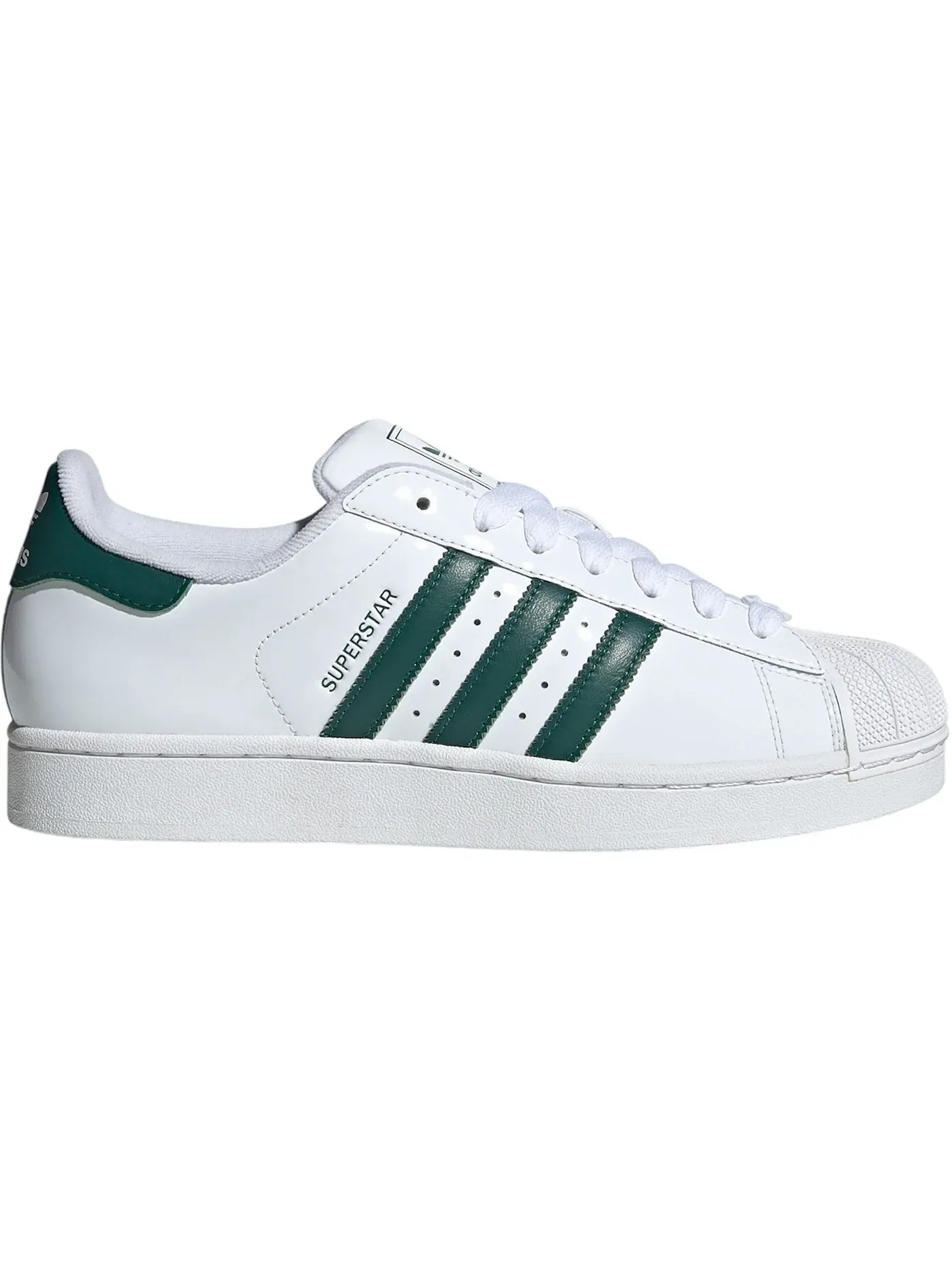 Мужские кроссовки Lifestyle Adidas Superstar II — изображение 1 из 1, белый/зеленый/белый