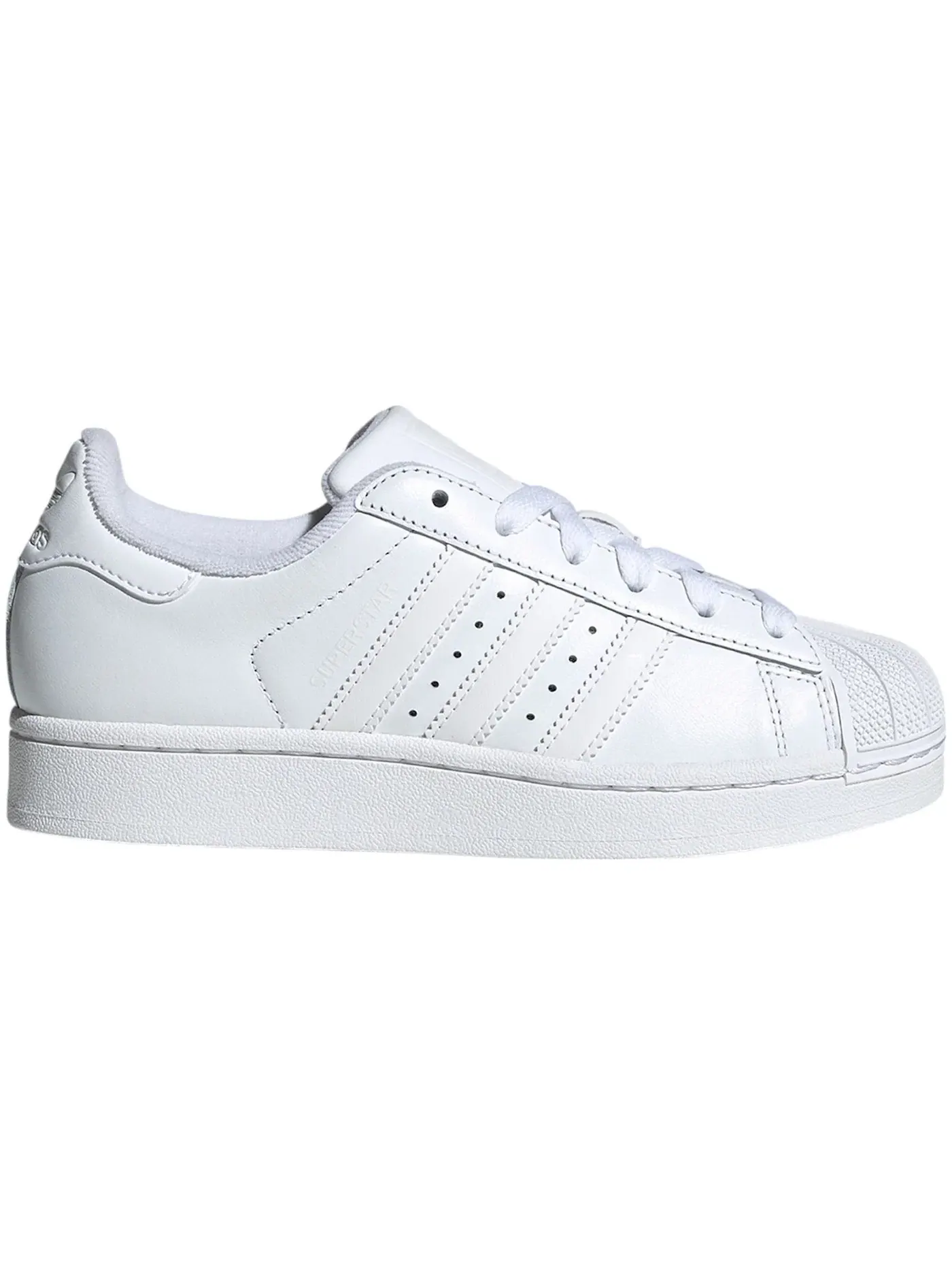 Детские кроссовки с цельно-белым дизайном Adidas Superstar II — изображение 1 из 1, белый
