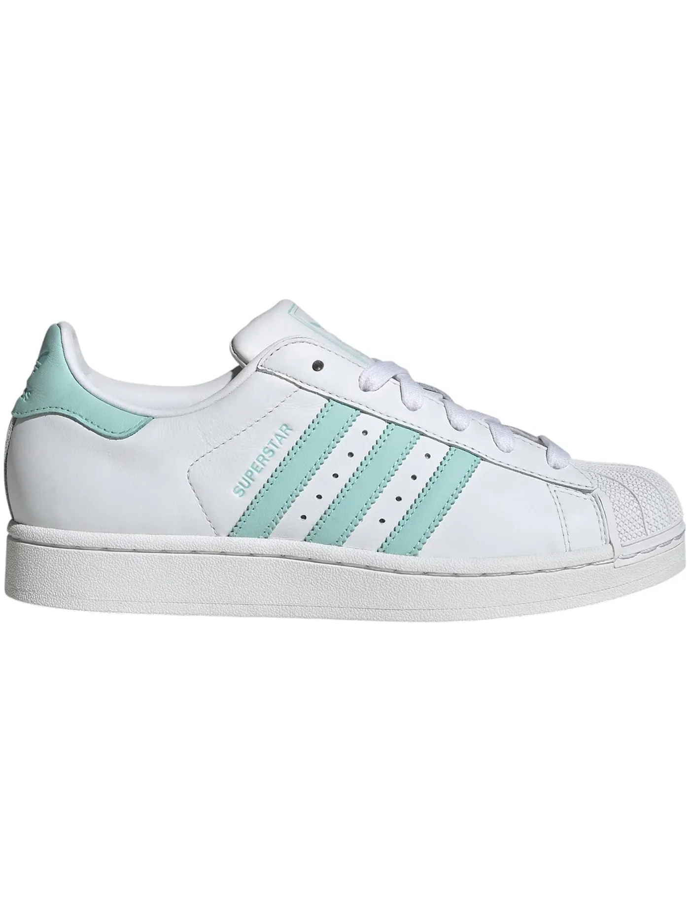 Женские кроссовки Lifestyle Adidas Superstar II — изображение 1 из 1, белый/голубой