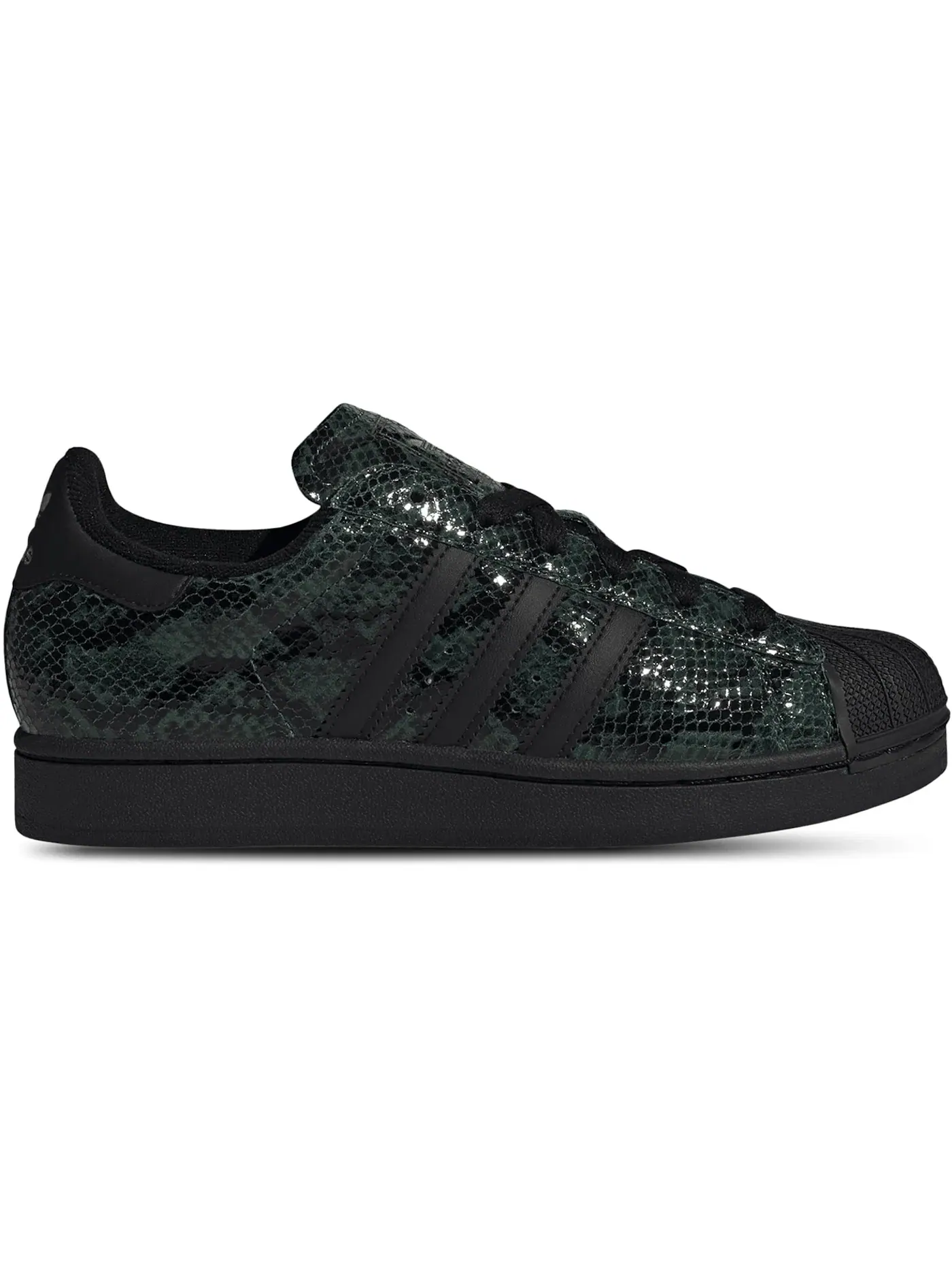 Женские кроссовки с принтом змеиной кожи Adidas Superstar II — изображение 1 из 1