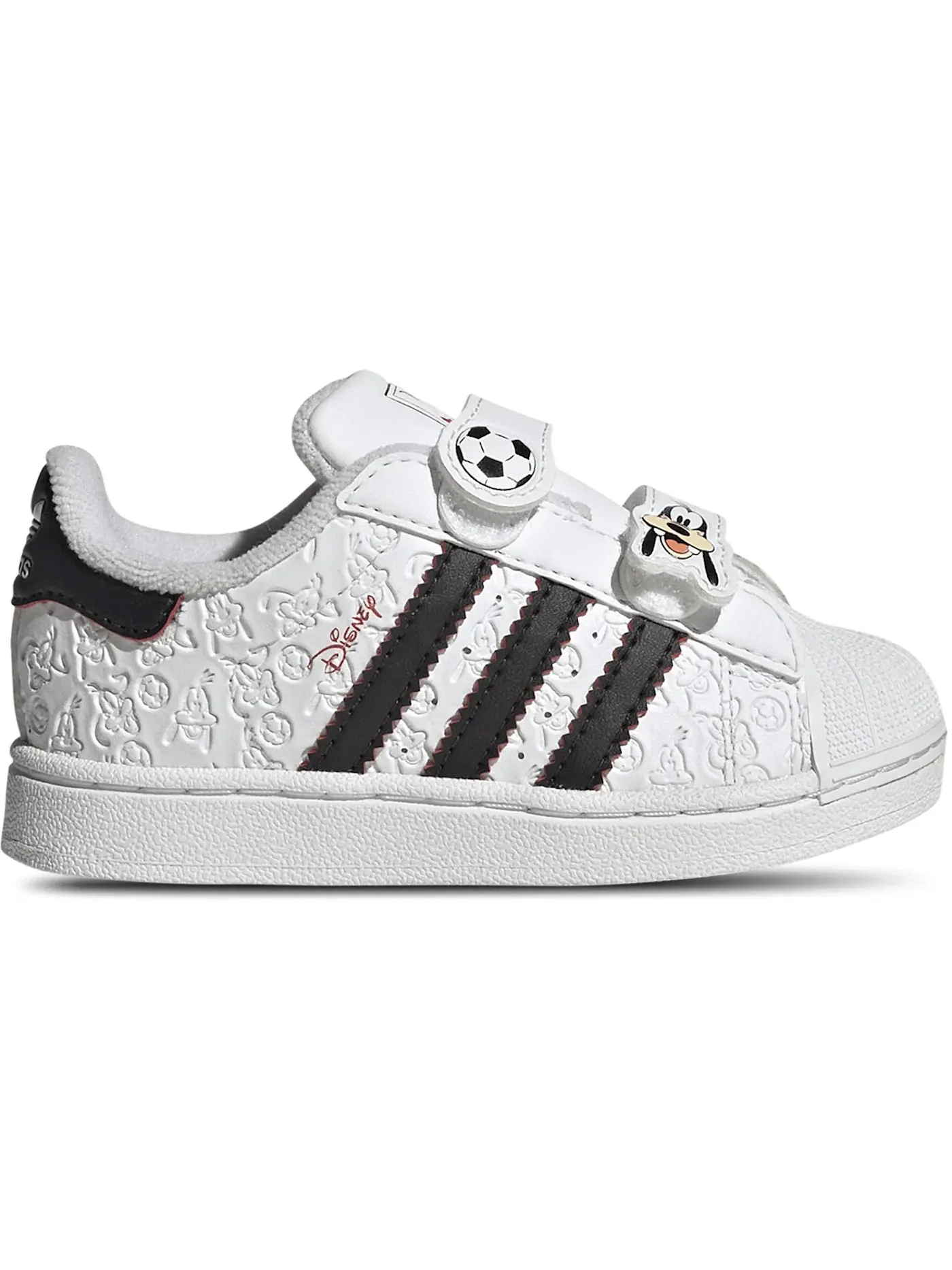 Детские кроссовки с липучками Adidas Superstar II Comfort Closure Disney Goofy Soccer — изображение 1 из 1
