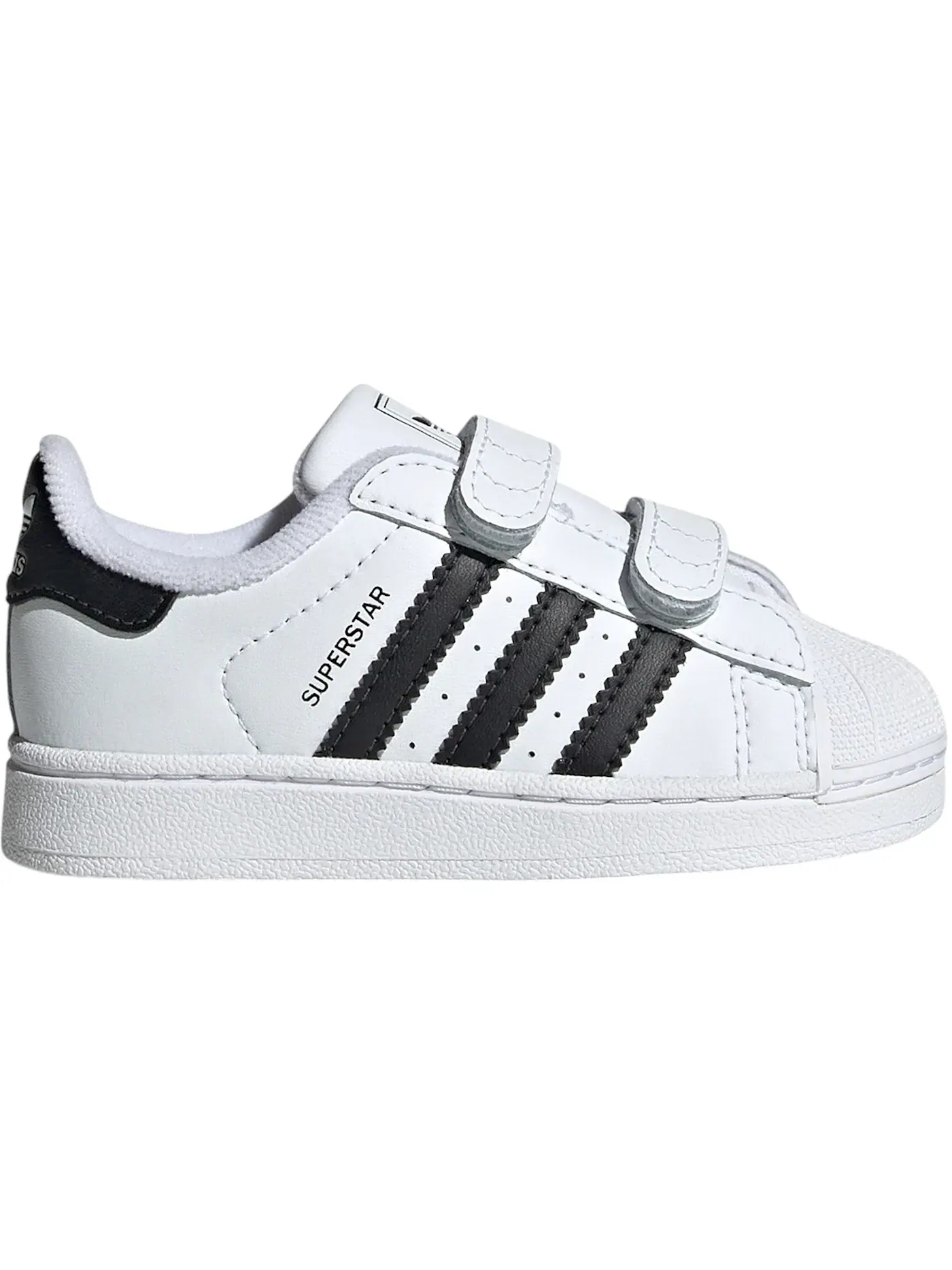 Детские кроссовки с застежкой-липучкой Adidas Superstar II Comfort Closure — изображение 1 из 1, белый черный белый