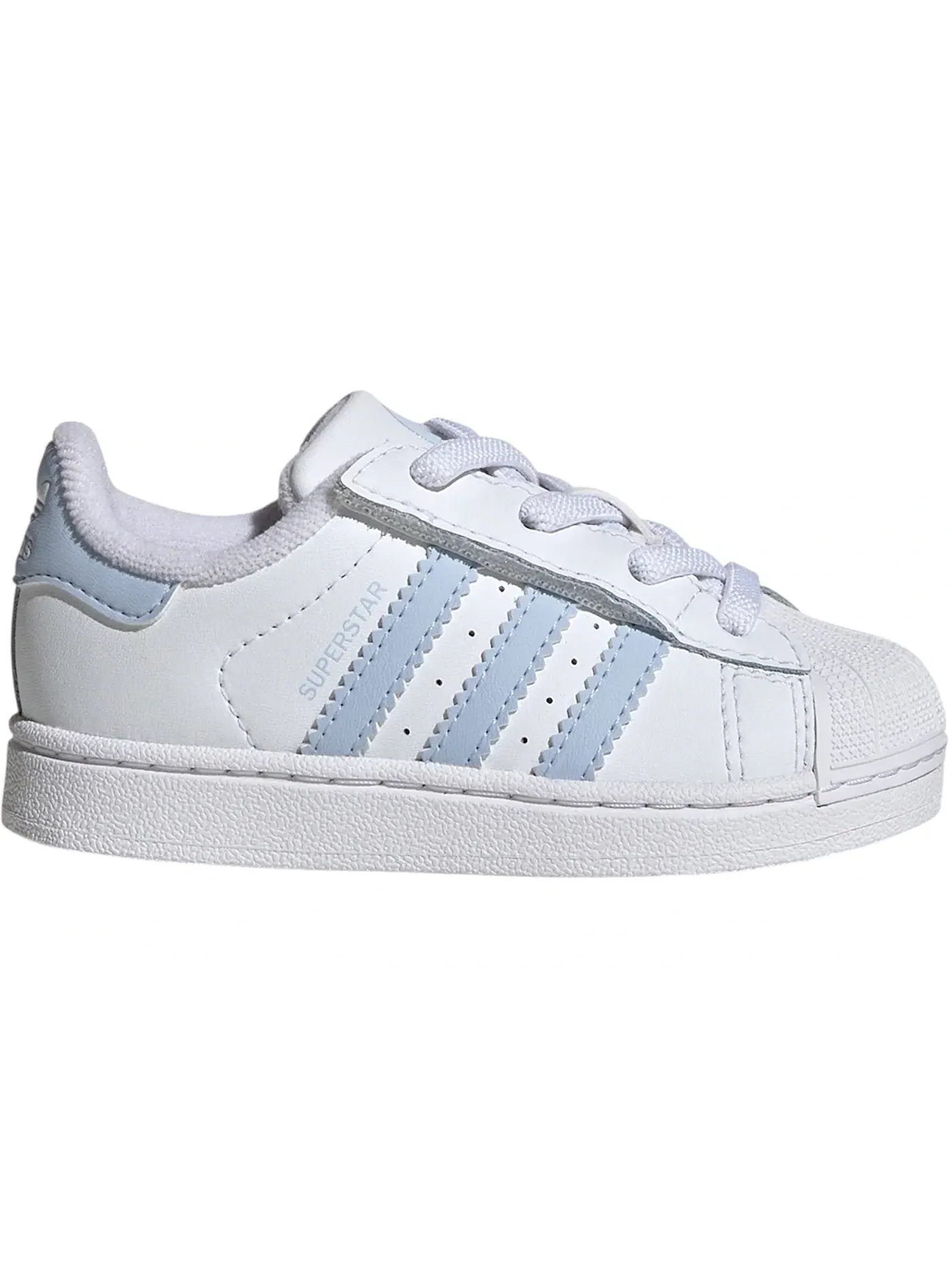 Детские кроссовки Lifestyle с застежкой Superstar II Comfort Closure Adidas — изображение 1 из 1, белый белый