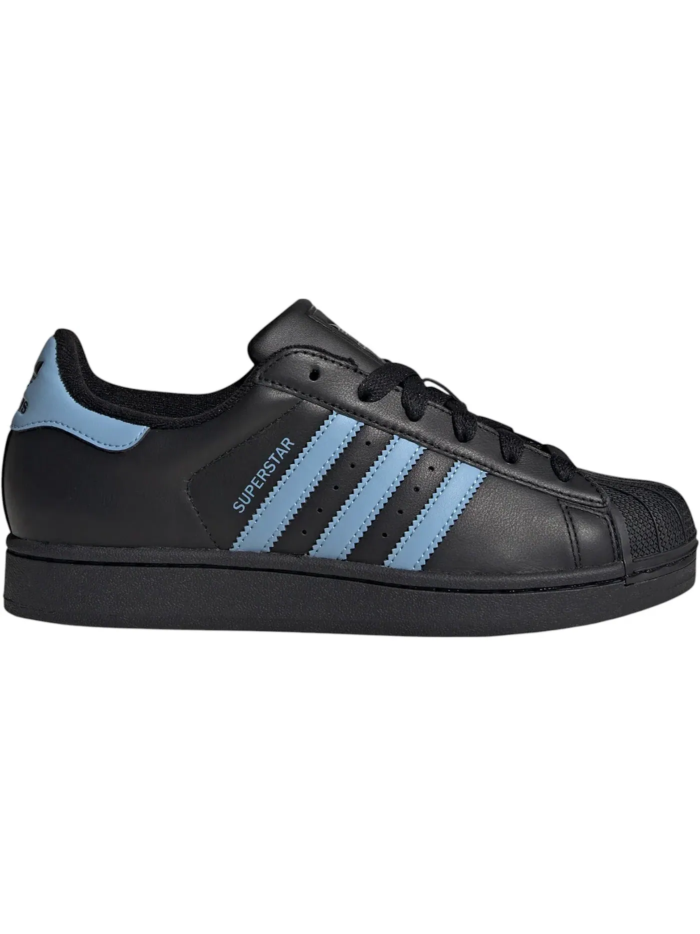 Женские кроссовки Lifestyle Adidas Superstar II — изображение 1 из 1, черный/синий/черный