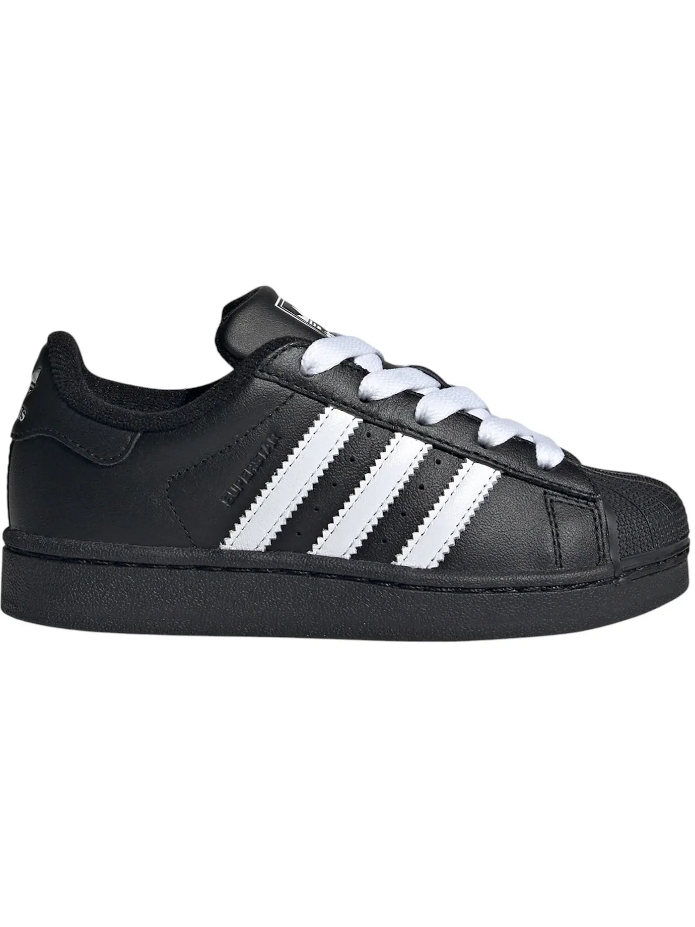 Детские кроссовки с фирменным дизайном Adidas Superstar II Adidas — изображение 1 из 1, черный/белый/черный