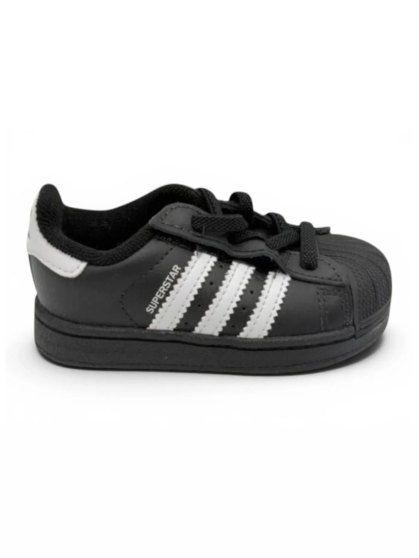 Детские кроссовки с классическим дизайном Adidas Superstar II — изображение 1 из 1, черный/белый/черный
