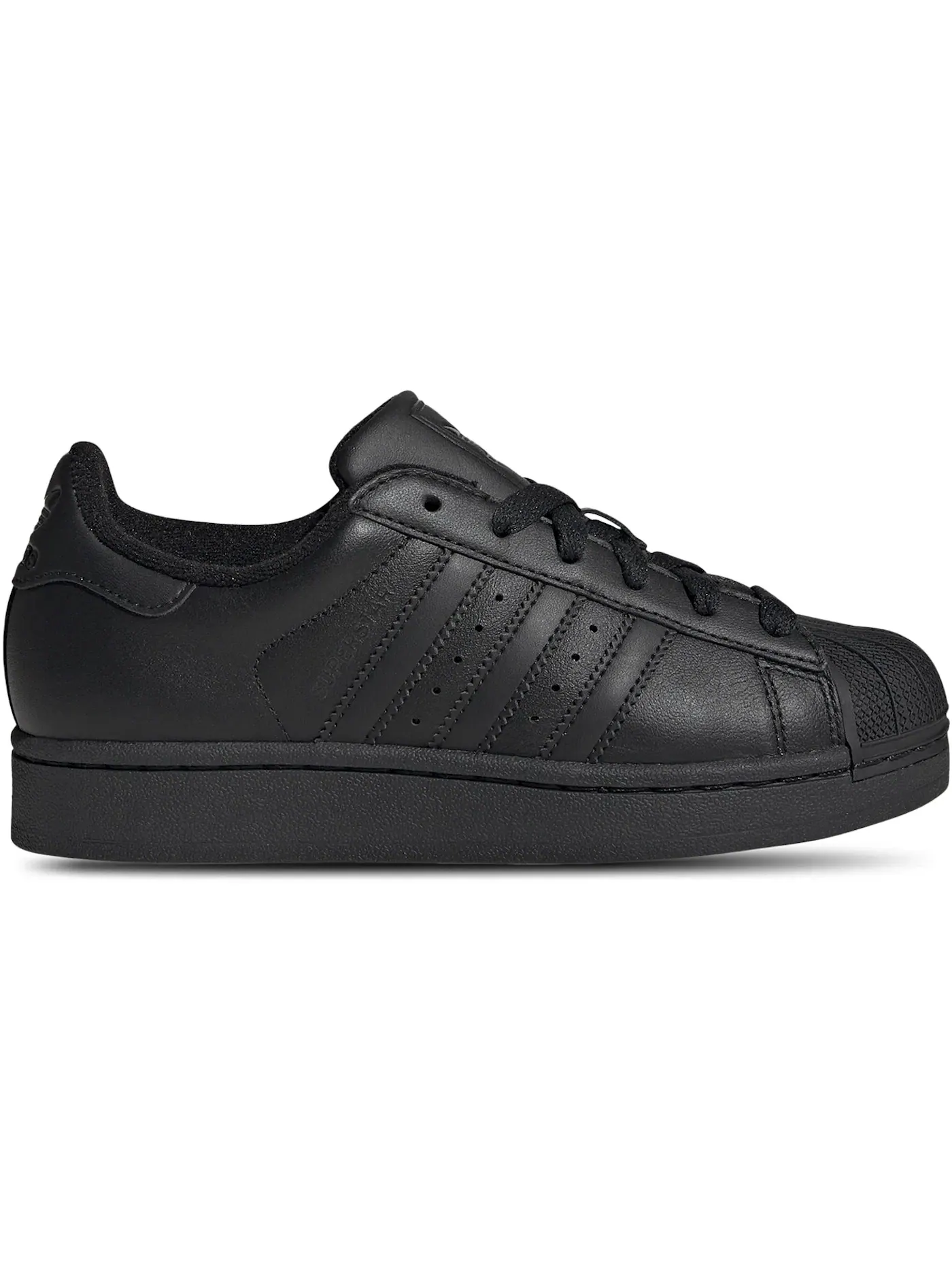 Детские кроссовки Lifestyle с ракушечным мыском Adidas Superstar II — изображение 1 из 1, черный