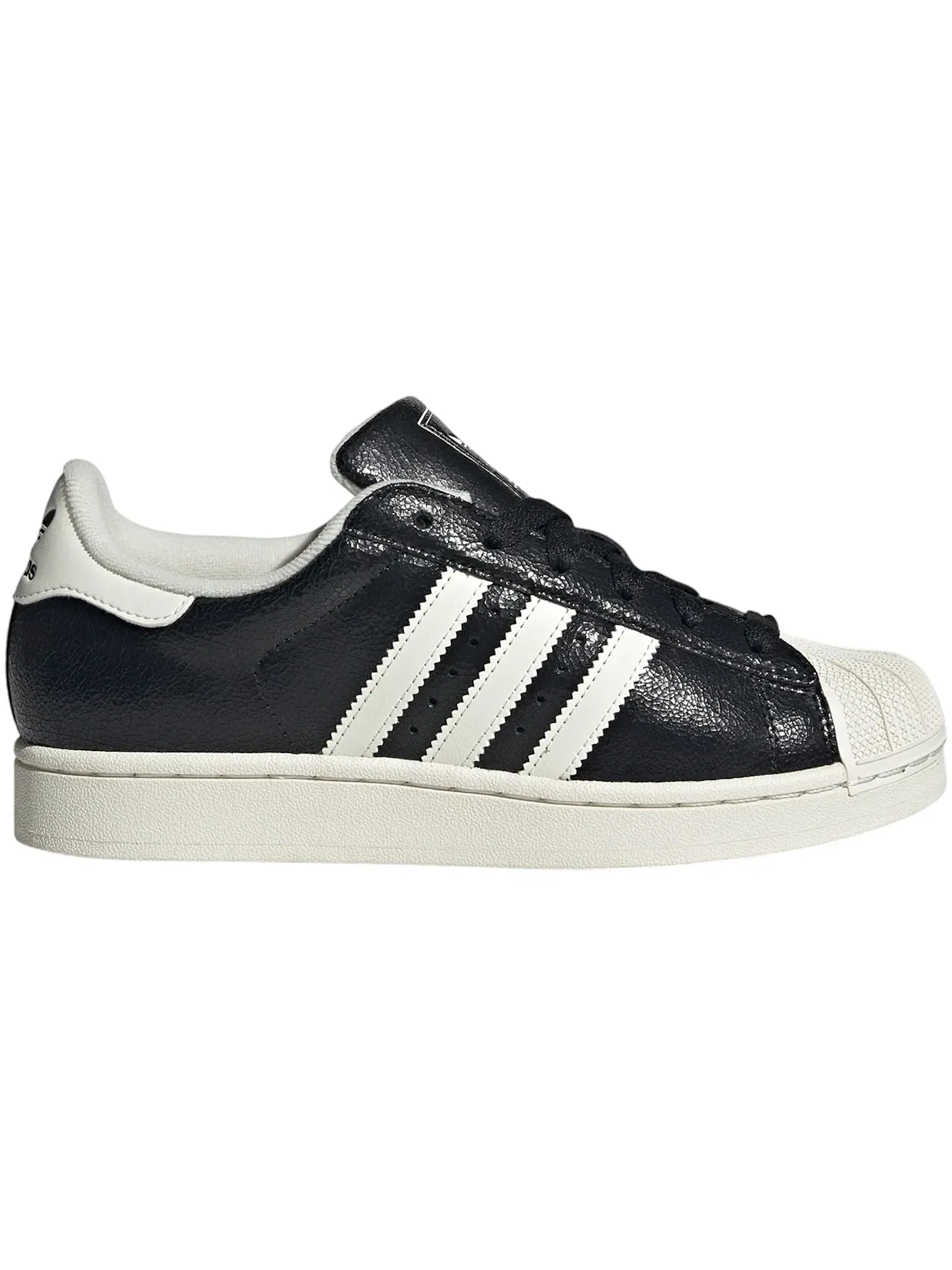 Женские кроссовки с замшей Adidas Superstar II — изображение 1 из 1, черный белый