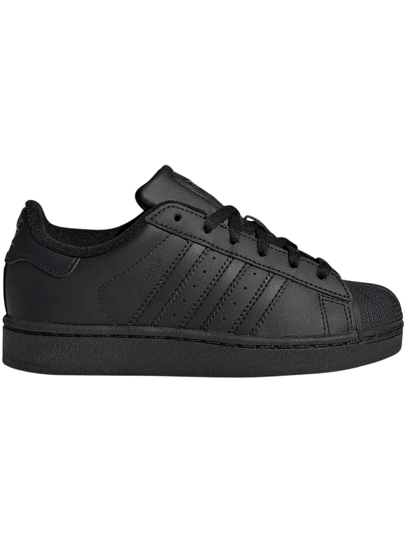 Детские кроссовки lifestyle с длинным шнурком Adidas Superstar II — изображение 1 из 1, черный