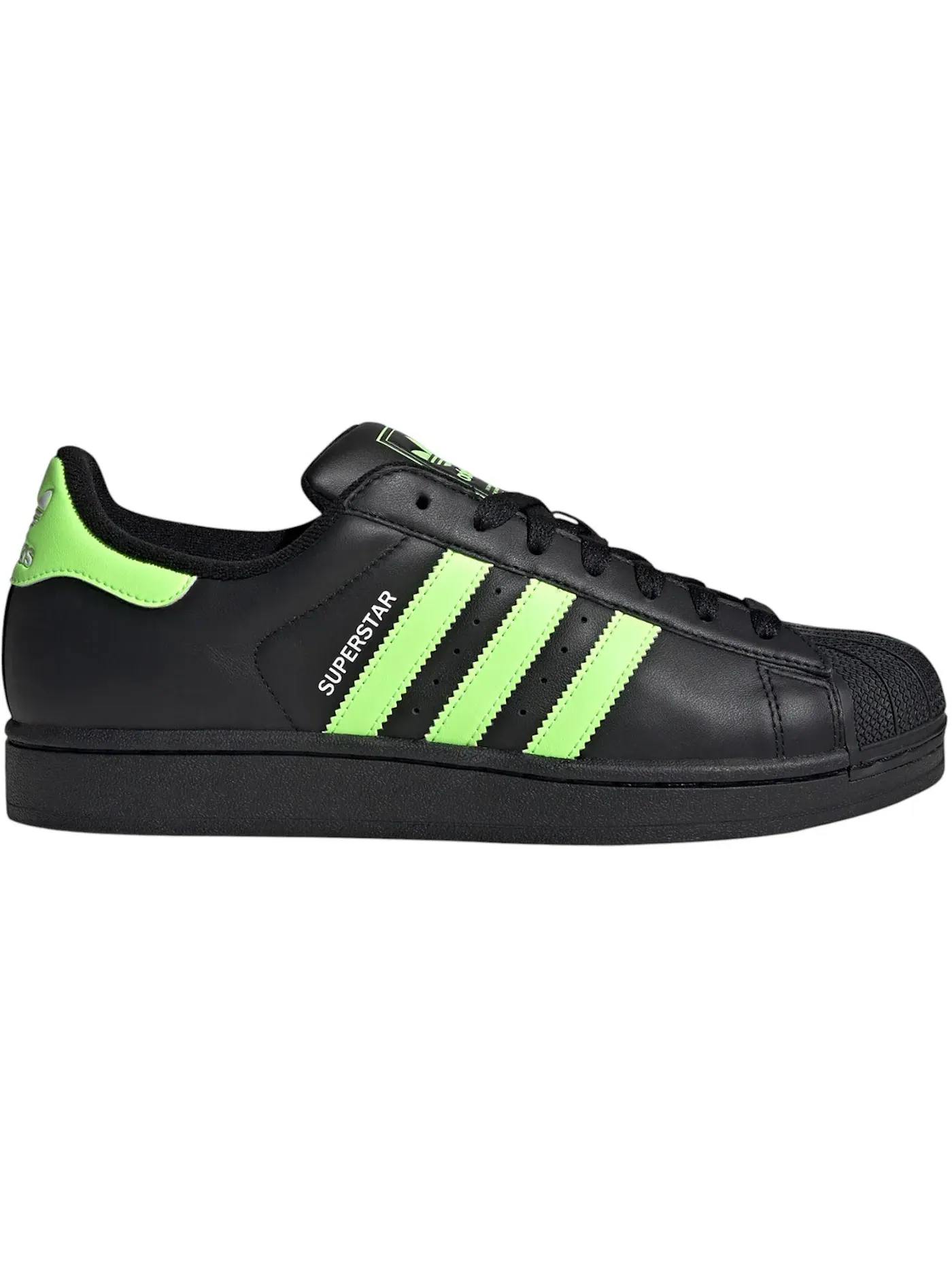 Мужские кроссовки Lifestyle Adidas Superstar II — изображение 1 из 1, черный/зеленый/белый