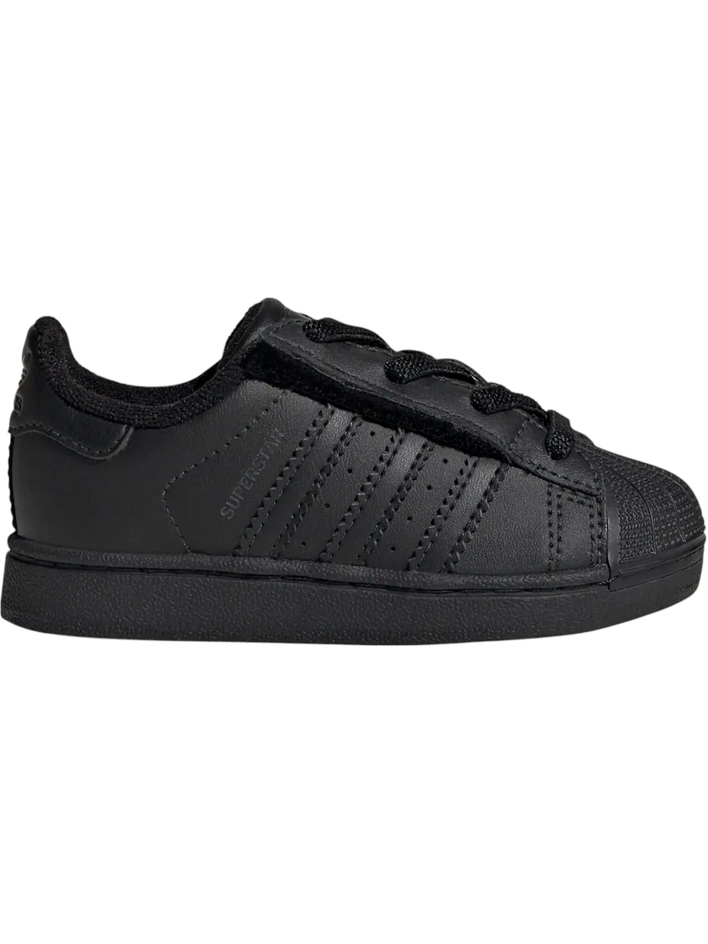 Детские кроссовки для мальчиков с закрытой пяткой Adidas Superstar II — изображение 1 из 1, черный
