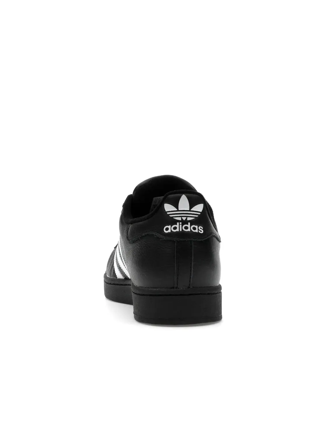 Мужские кроссовки с кожаным верхом Adidas Superstar II — изображение 4 из 4, черный/белый/черный