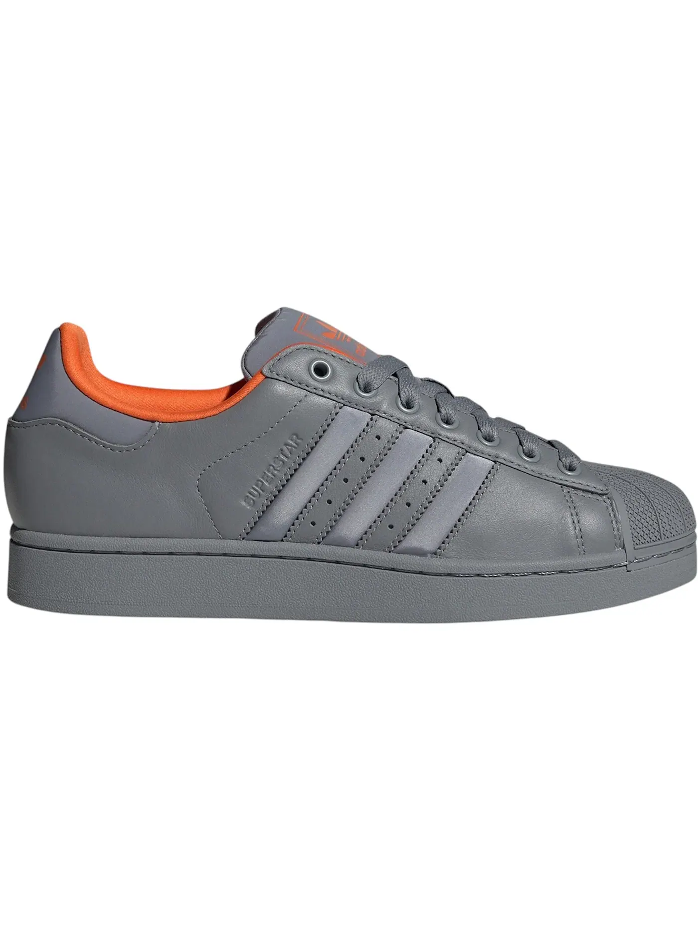 Мужские кроссовки Lifestyle Adidas Superstar II — изображение 1 из 1, серый/серый/оранжевый