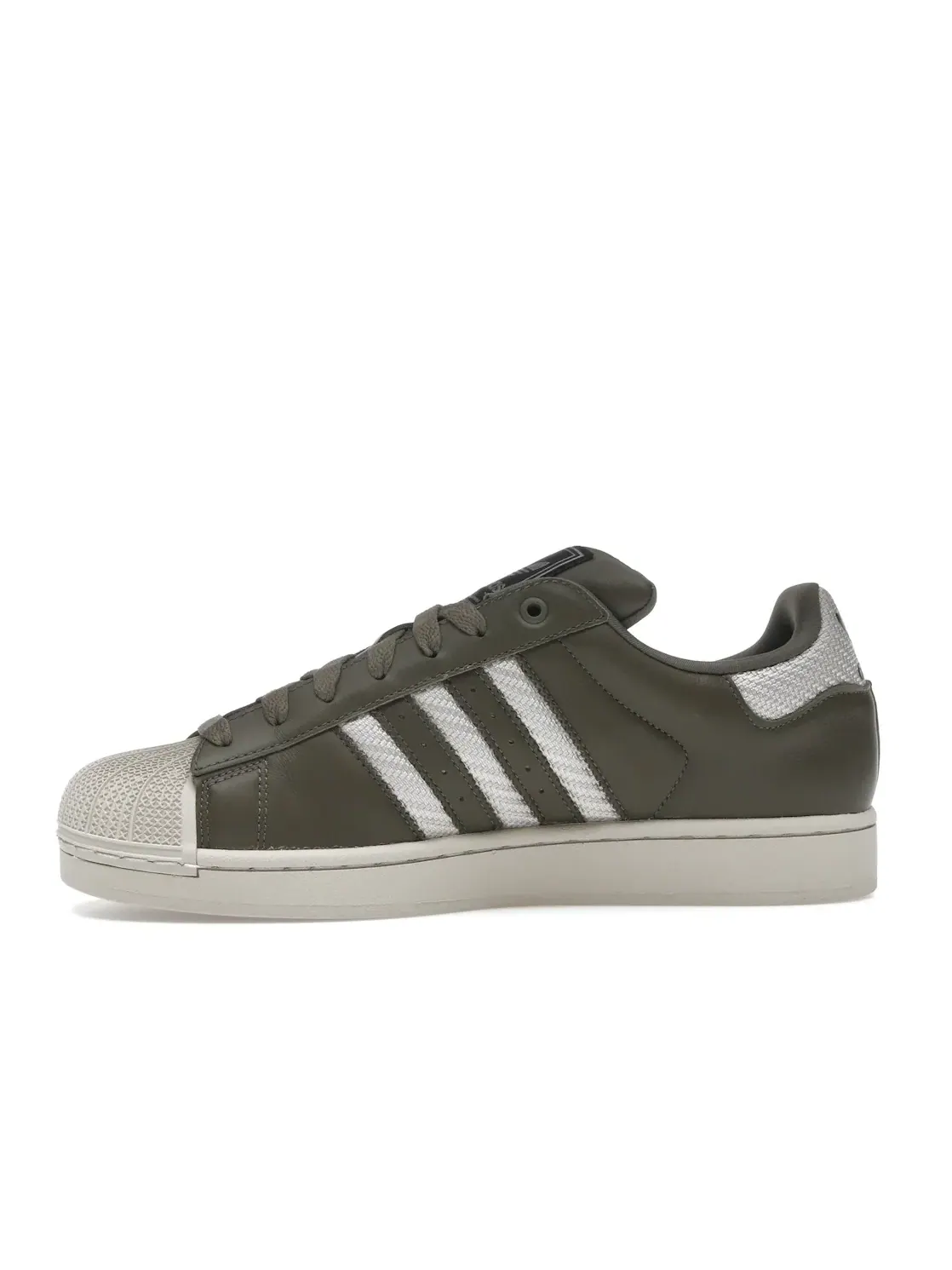 Мужские кроссовки lifestyle Adidas Superstar II — изображение 3 из 4, темный хаки черный