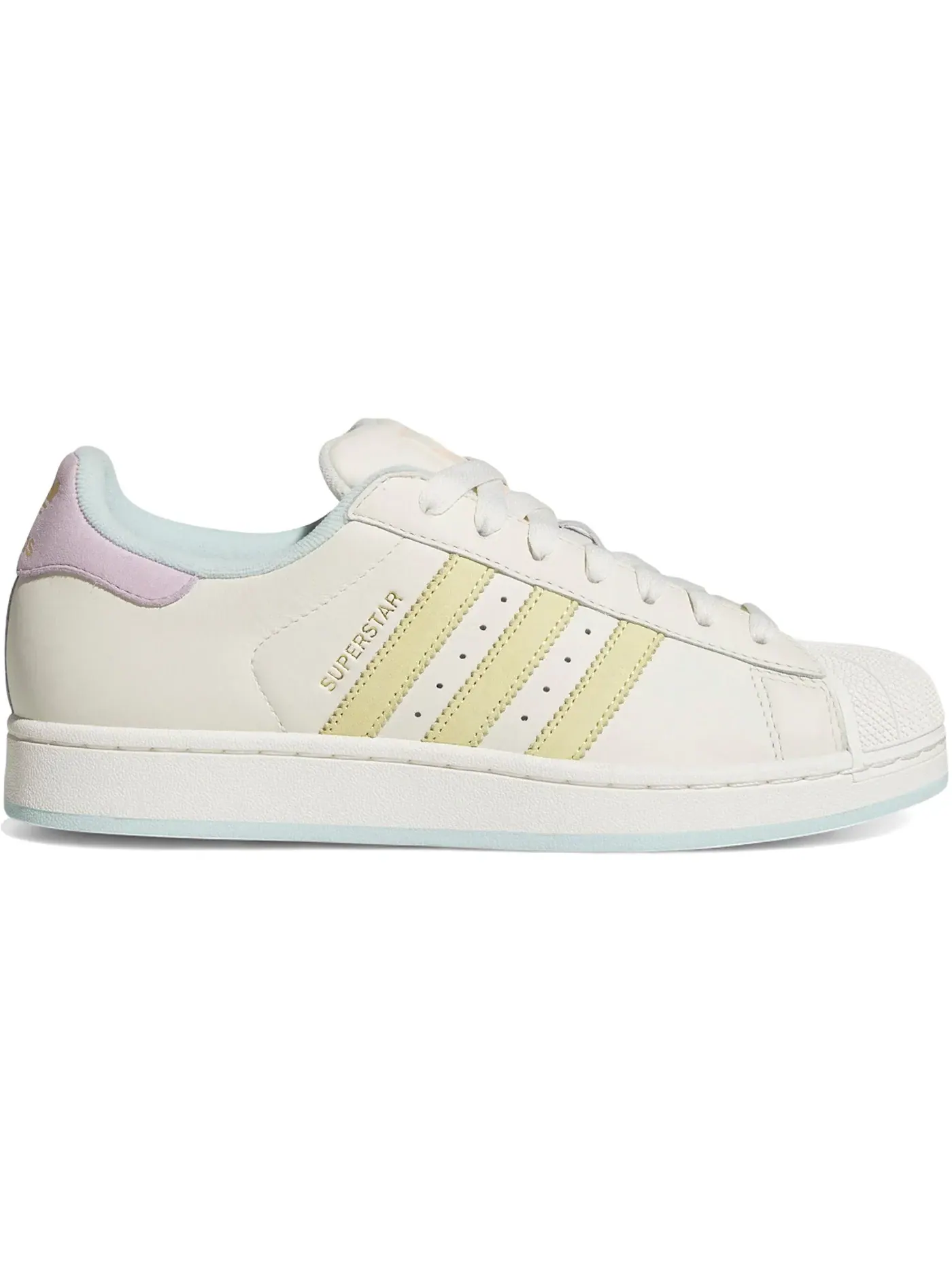 Мужские кроссовки Lifestyle с длинным рукавом Adidas Superstar II — изображение 1 из 1, белый/желтый