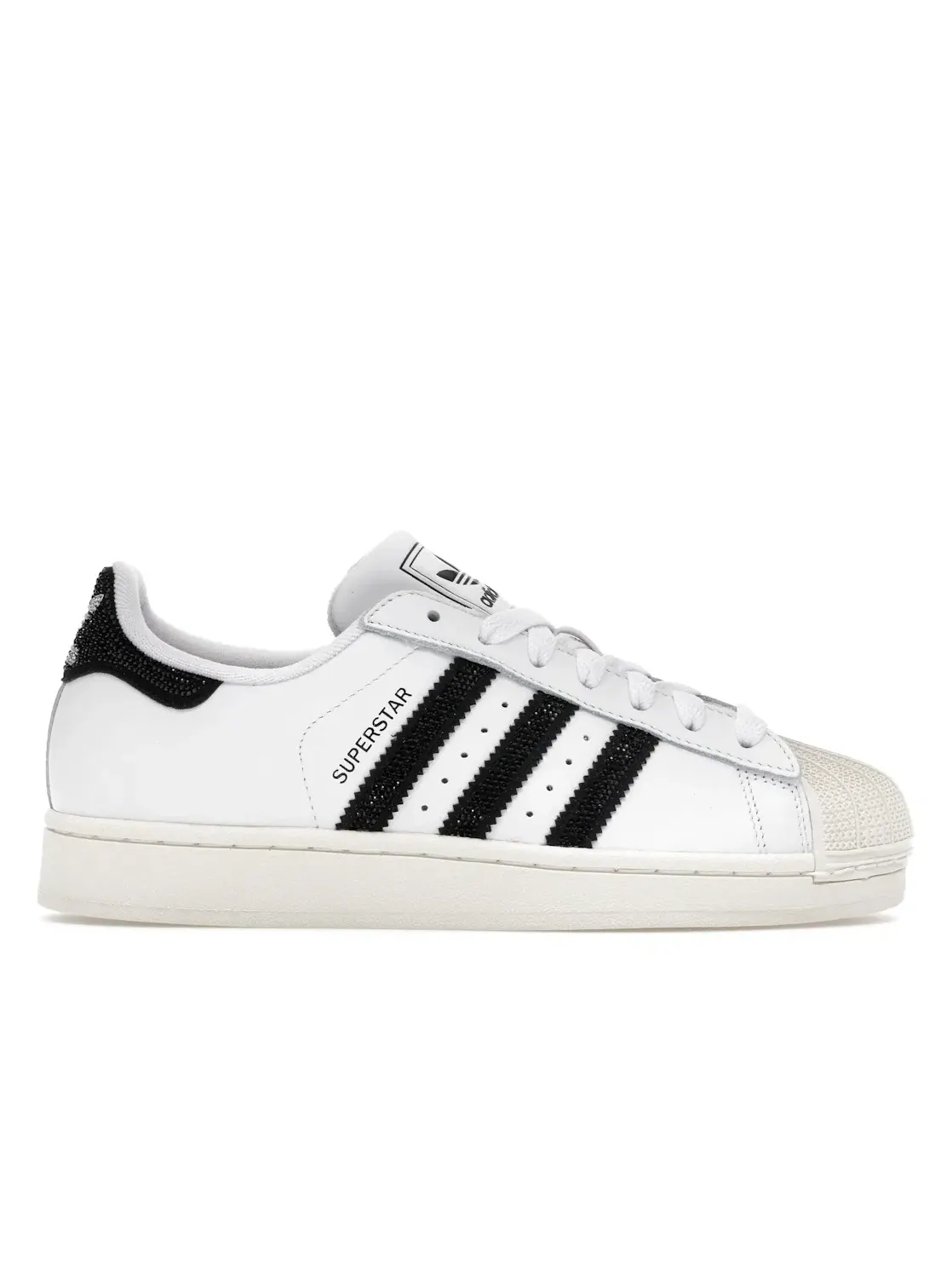 Женские кроссовки с принтом Adidas Superstar II — изображение 1 из 4, белый/черный/белый