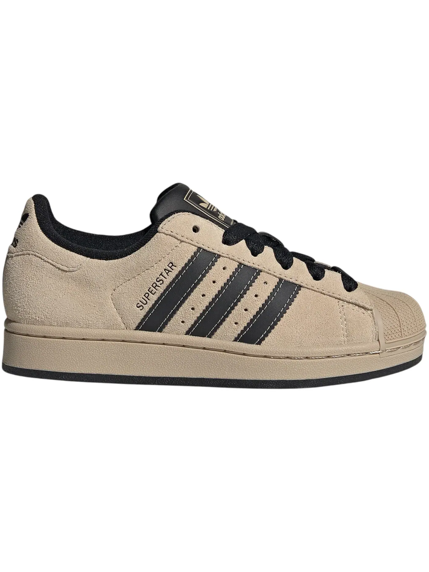 Детские кроссовки с ракушечным носком Adidas Superstar II — изображение 1 из 1, хаки/черный/хаки