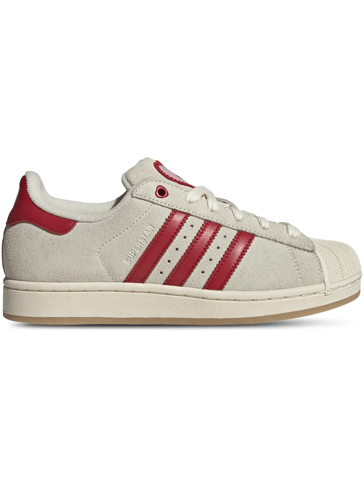 Женские кроссовки Lifestyle Adidas Superstar II — изображение 1 из 1, кремовый белый//розовый