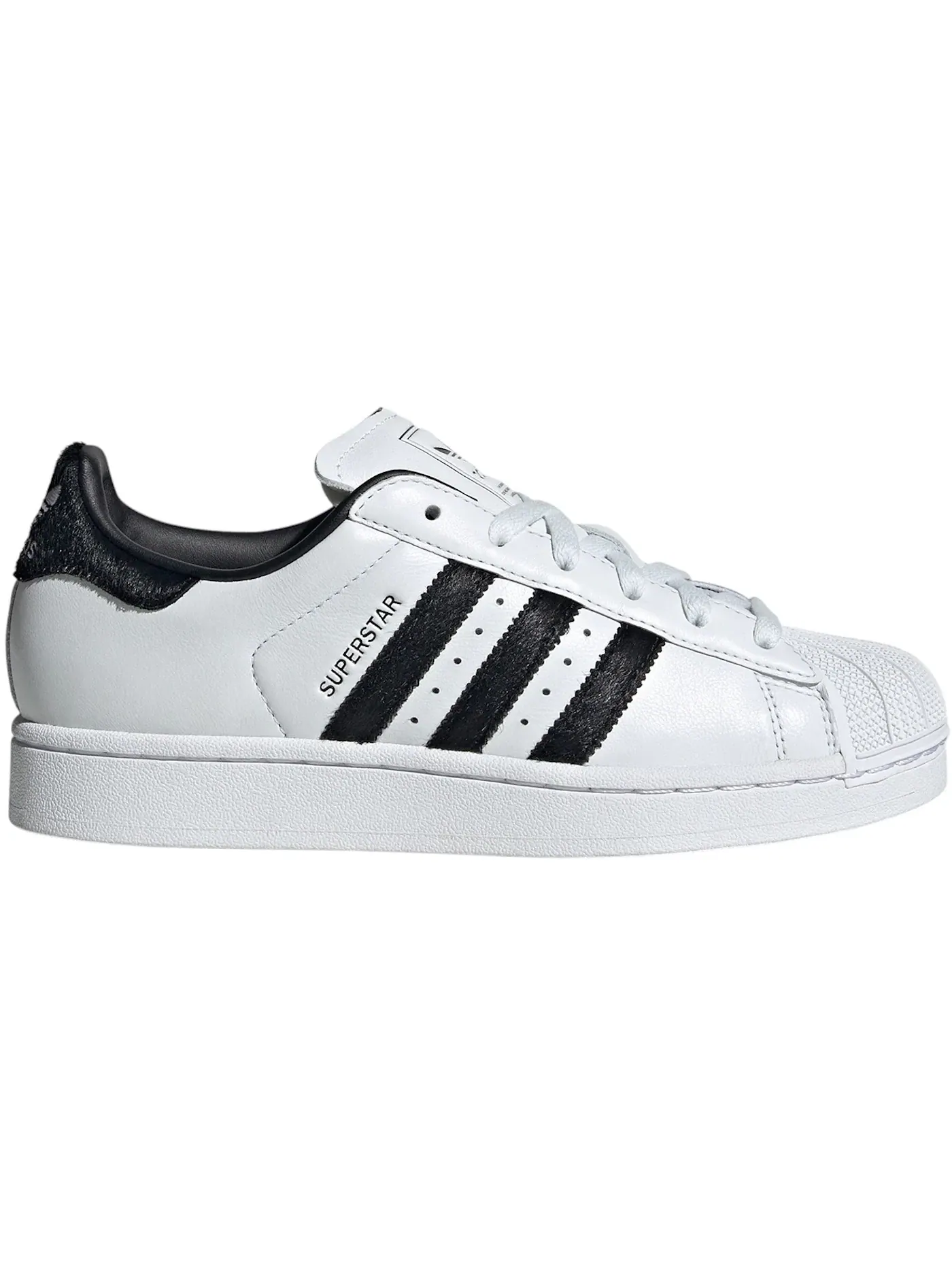 Женские кроссовки lifestyle с принтом Pony Hair Adidas Superstar II — изображение 1 из 1, белый/черный/белый