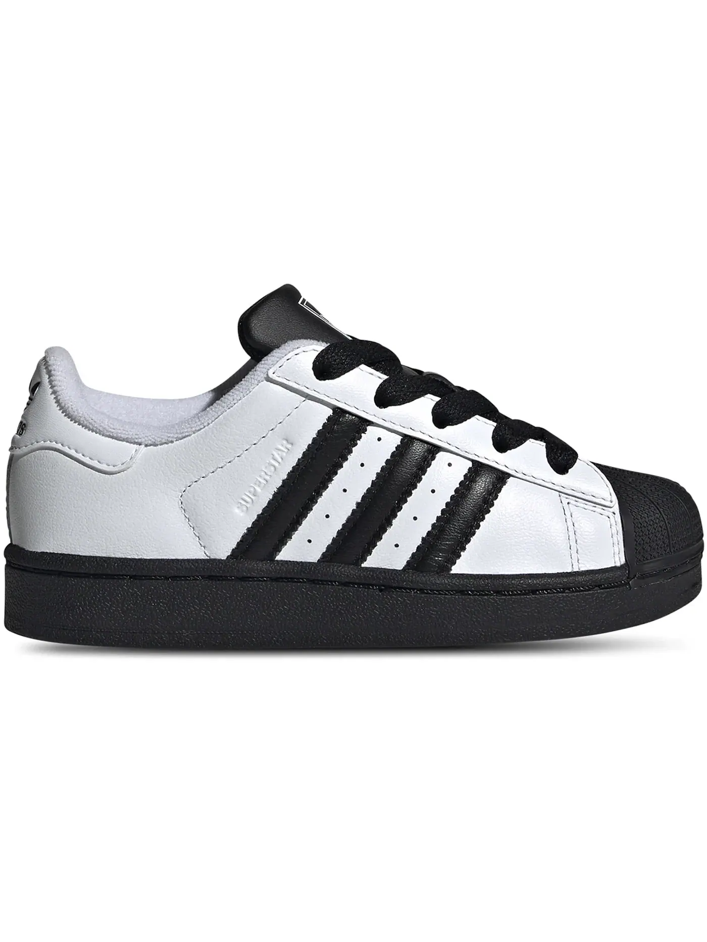 Детские кроссовки с кожаным верхом Adidas Superstar II — изображение 1 из 1, белый/черный/белый