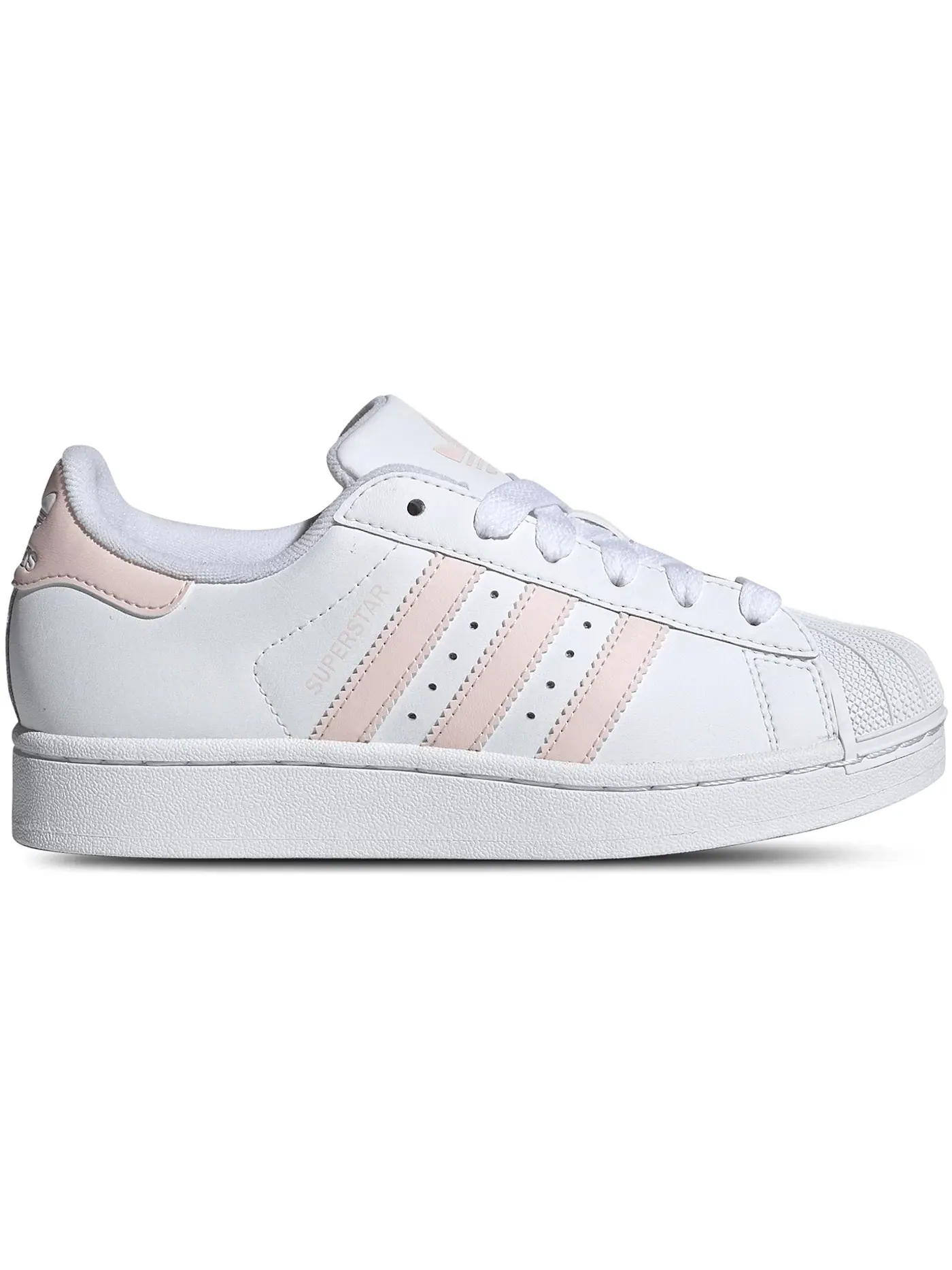 Детские кроссовки Lifestyle Adidas Superstar II — изображение 1 из 1, белый/розовый/белый