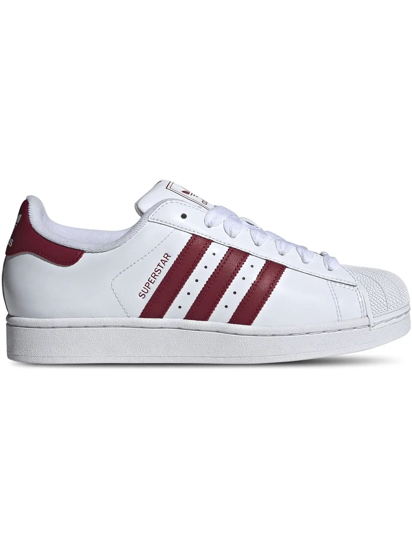 Мужские кроссовки Lifestyle Superstar II Adidas — изображение 1 из 1, белый/красный/белый